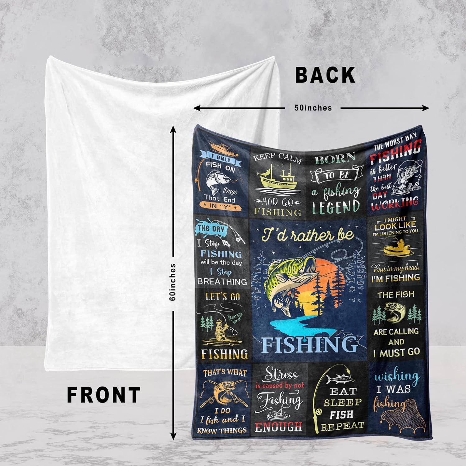 Manta de Pesca Vuinezo 152x127 cm Suave y Cálida