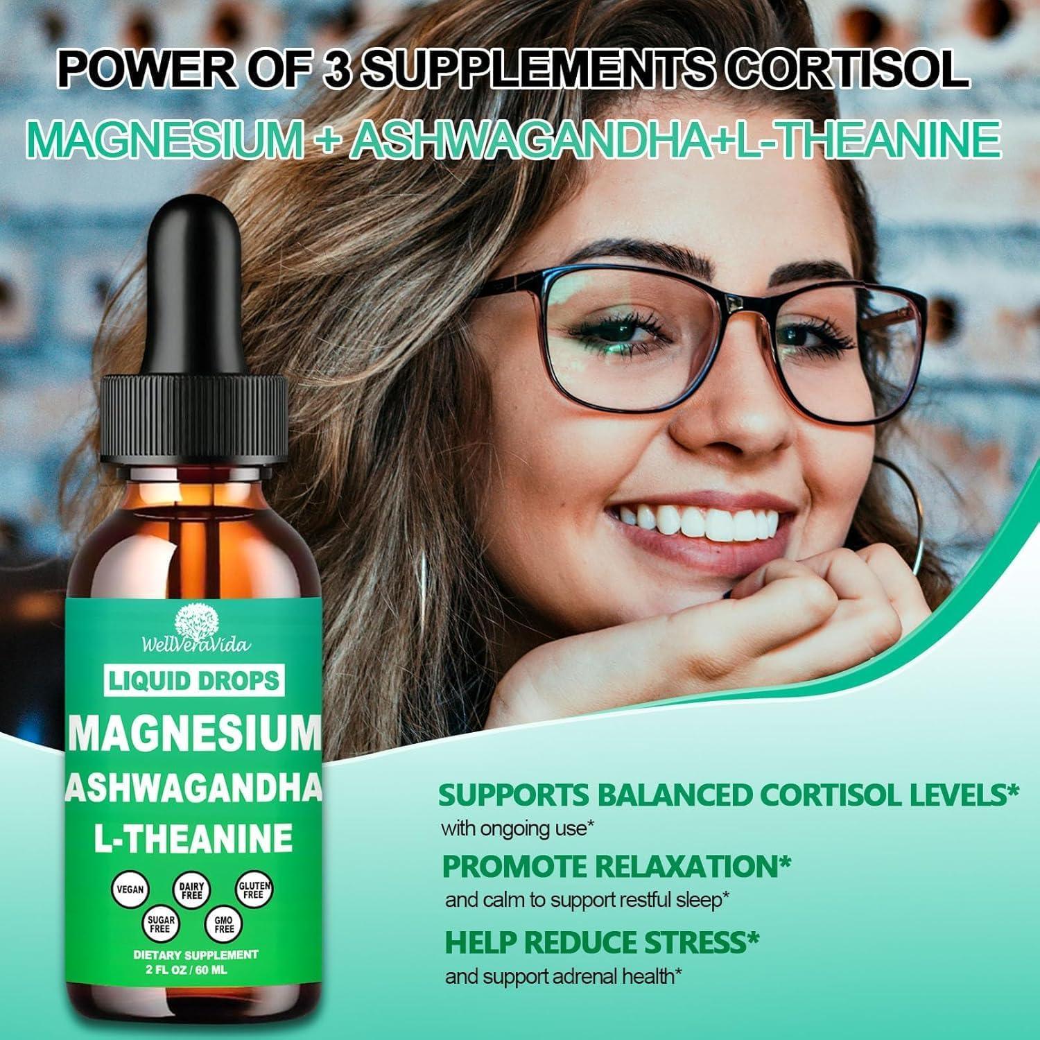 Suplemento Líquido de Cortisol WellVeraVida 60ml Limonada
