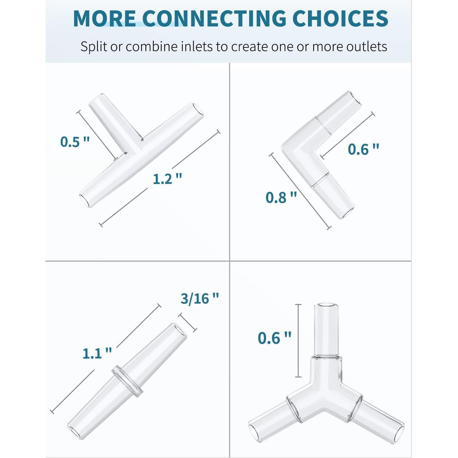 Kit de Accesorios para Acuario Pawfly 213 cm Tubo de Aire
