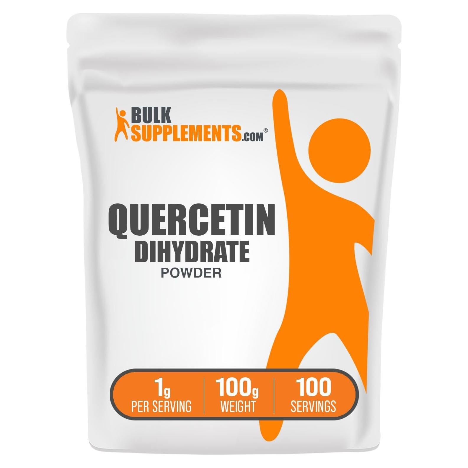 Polvo de Dihidrato de Quercetina BulkSupplements 100g Vegano