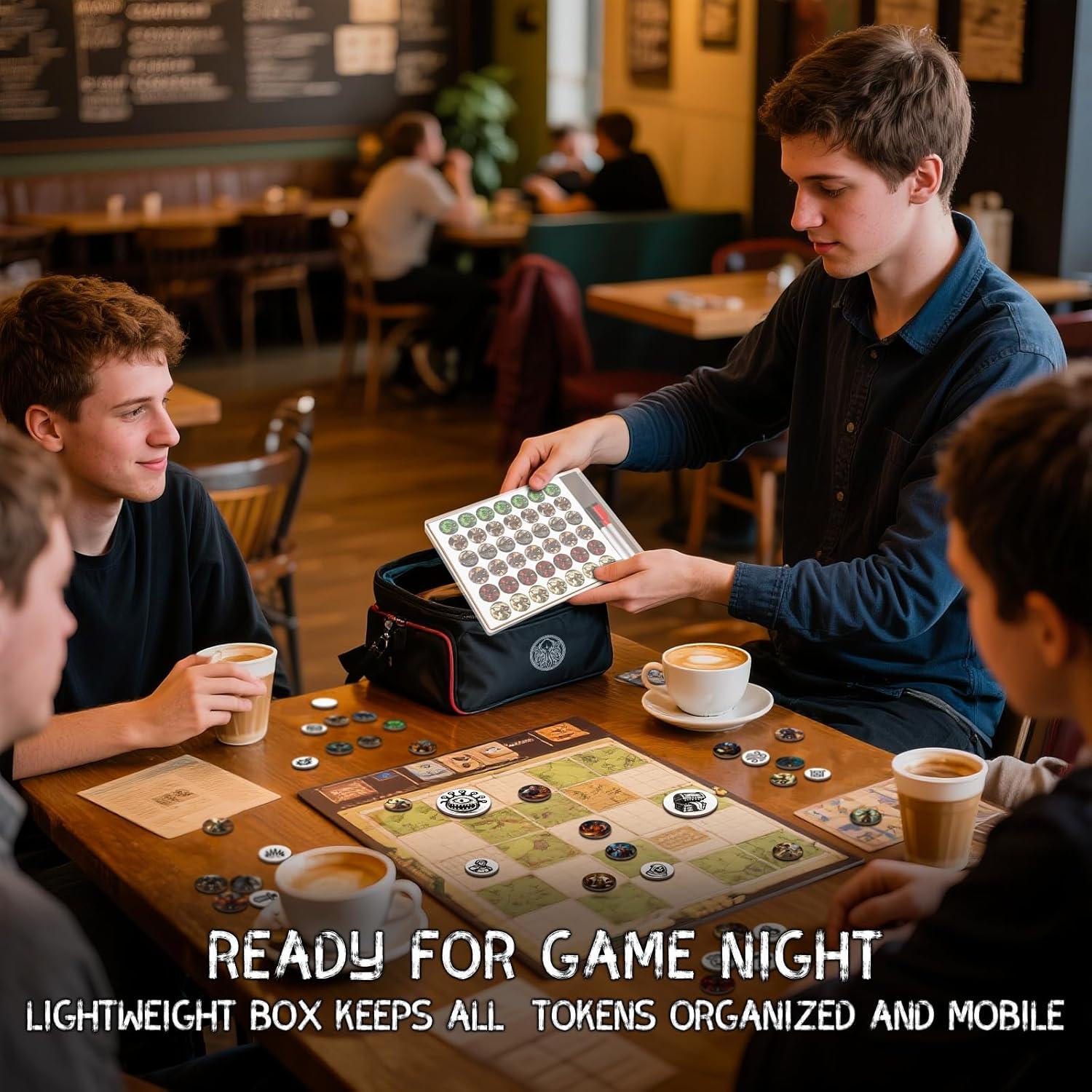 Juego de Fichas RPG CZYY - 192 PCS Reutilizables para DND