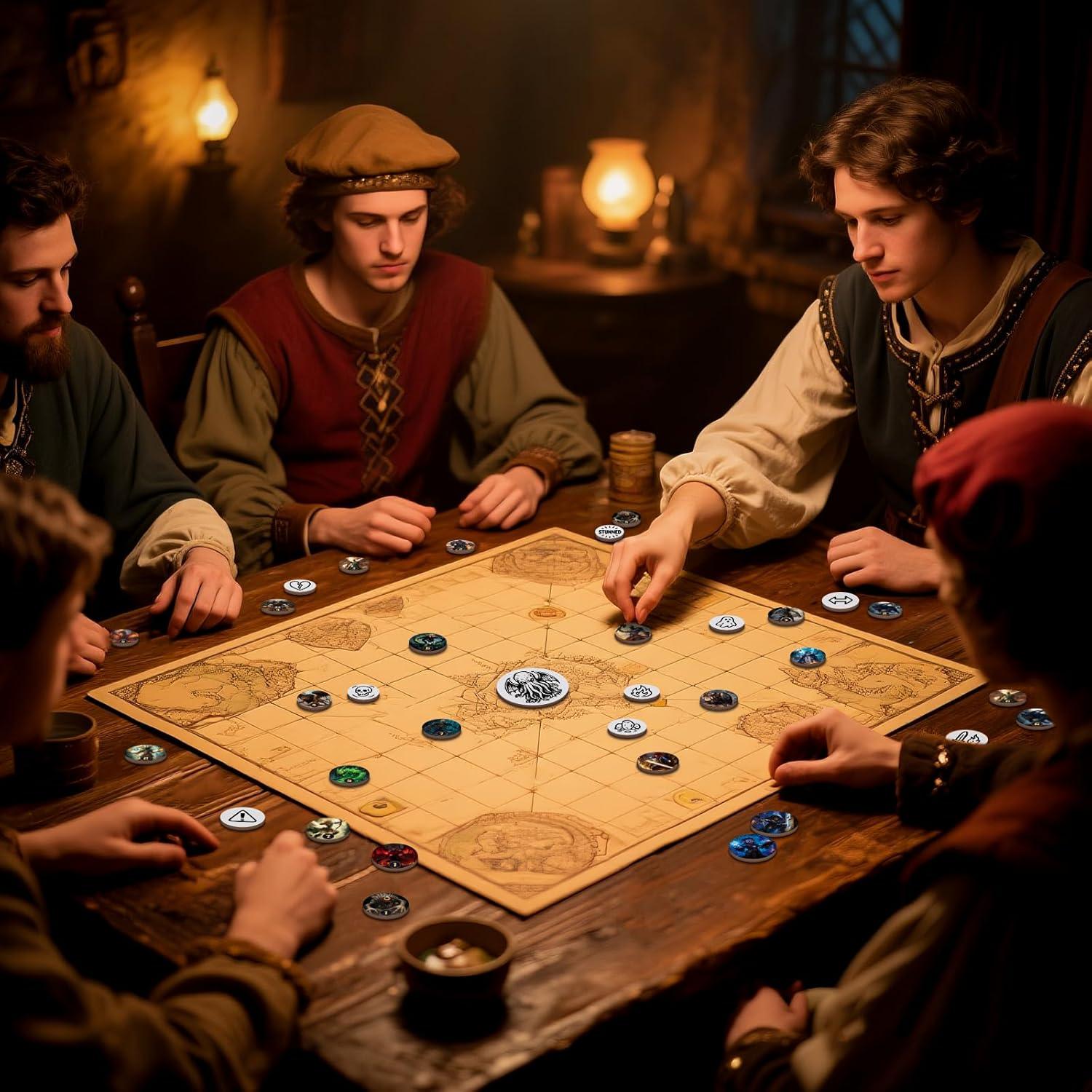 Juego de Fichas RPG CZYY - 192 PCS Reutilizables para DND