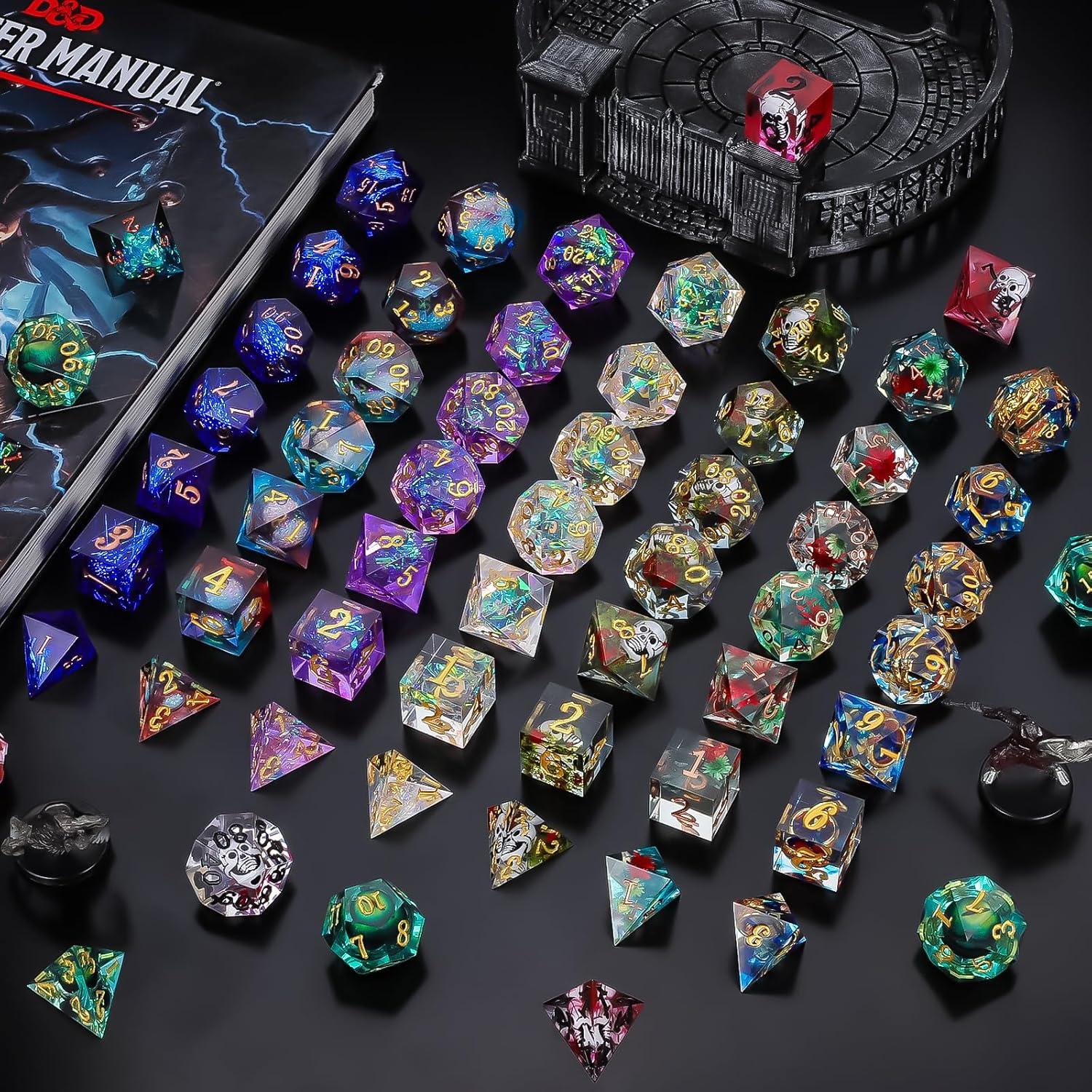 Conjunto de Dados Misteriosos QMAY - 7 Piezas de Resina