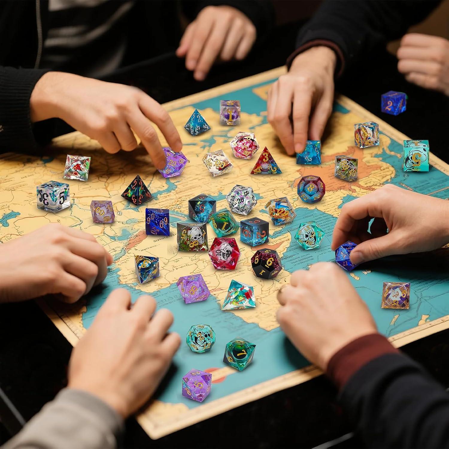 Conjunto de Dados Misteriosos QMAY - 7 Piezas de Resina