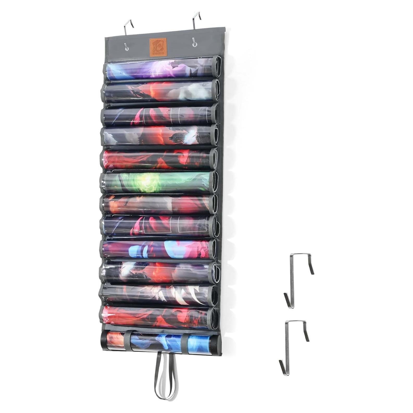 Soporte de Tapetes Kabinka 12+1 Tubos Gris Organizador