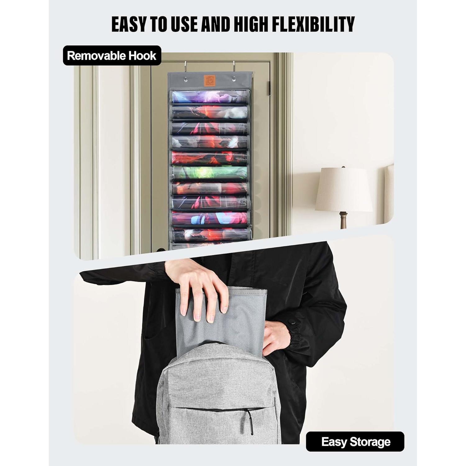 Soporte de Tapetes Kabinka 12+1 Tubos Gris Organizador