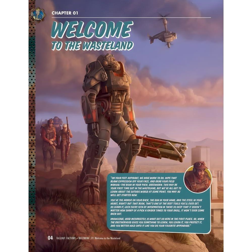 Fallout: Facciones - Libro de Reglas Básicas Modiphius 0.64kg