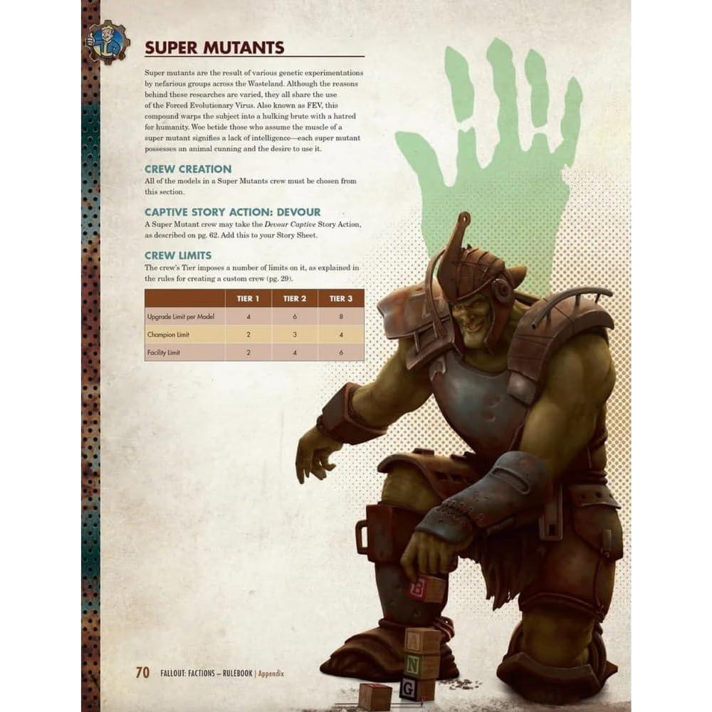 Fallout: Facciones - Libro de Reglas Básicas Modiphius 0.64kg