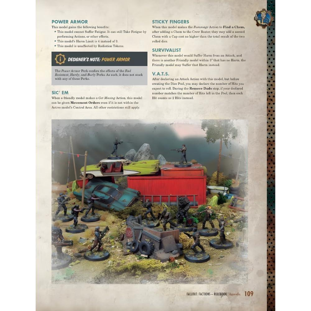 Fallout: Facciones - Libro de Reglas Básicas Modiphius 0.64kg