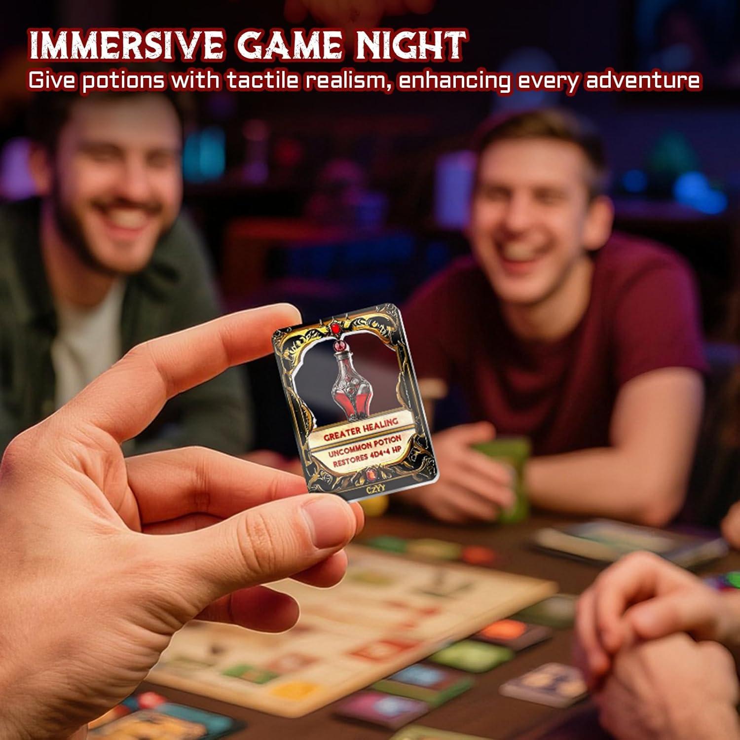 Juego de Tarjetas de Poción de Curación CZYY - 15 Fichas Acrílicas