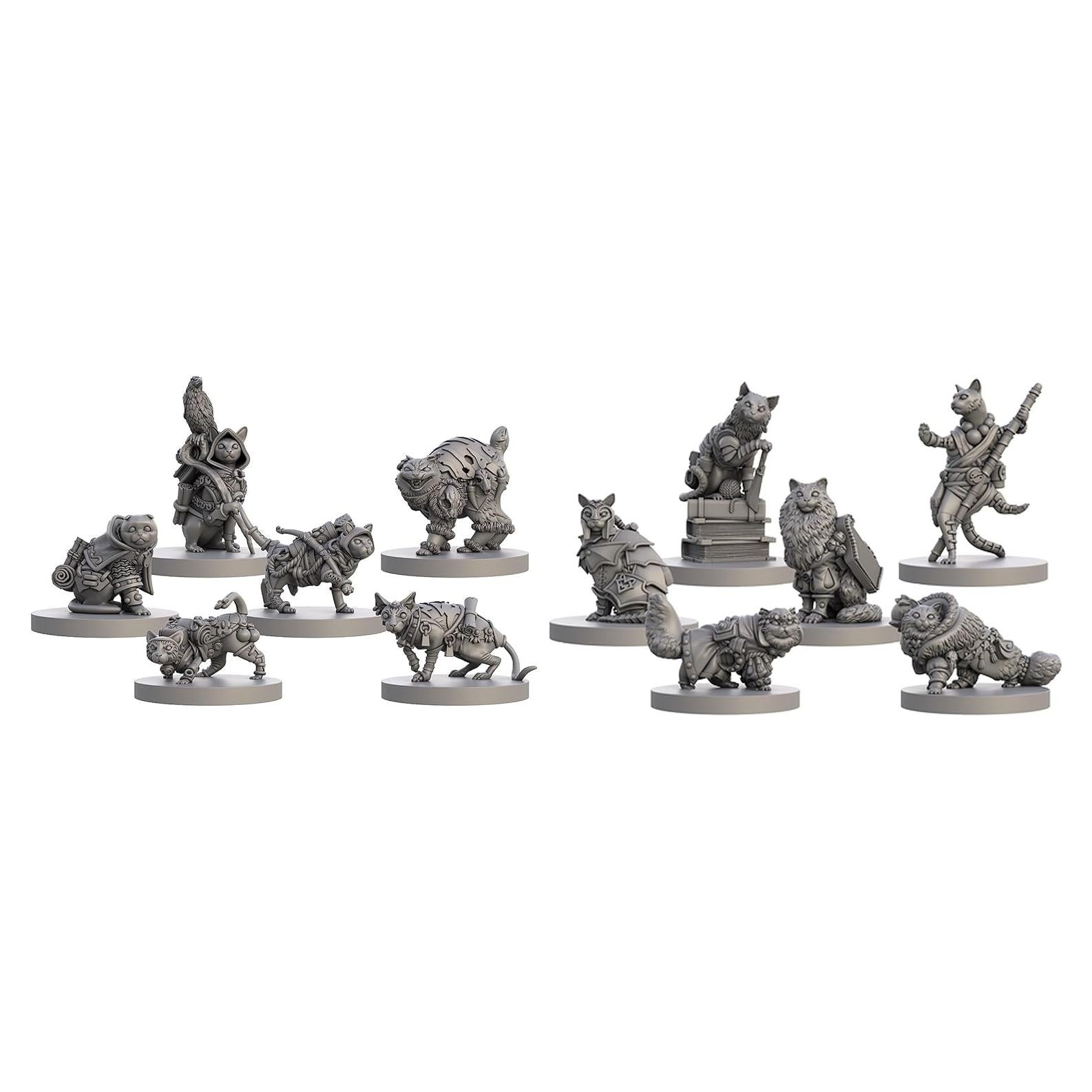 Miniaturas de Rol Steamforged: Gatos y Catacumbas Vol. 1 y 2