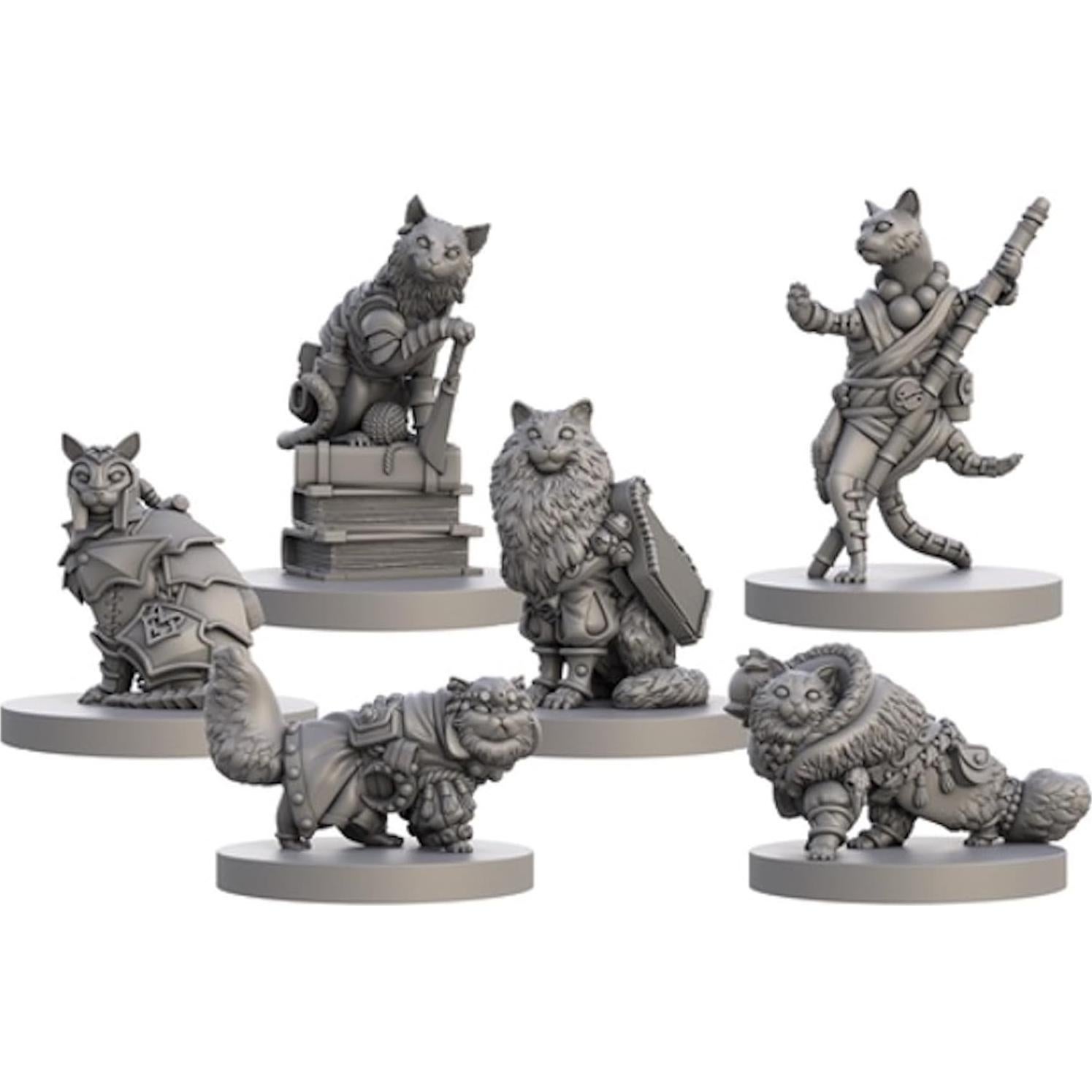 Miniaturas de Rol Steamforged: Gatos y Catacumbas Vol. 1 y 2