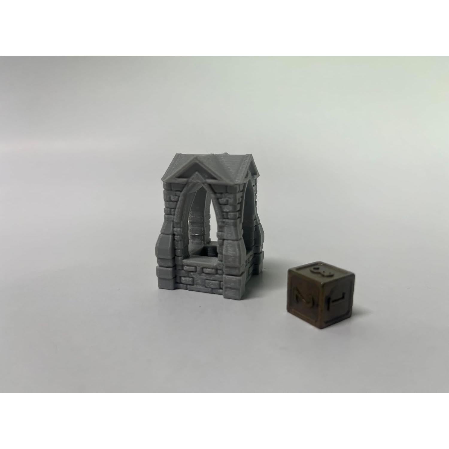 Miniatura de Edificios Medievales Hautico para Juegos RPG 18mm