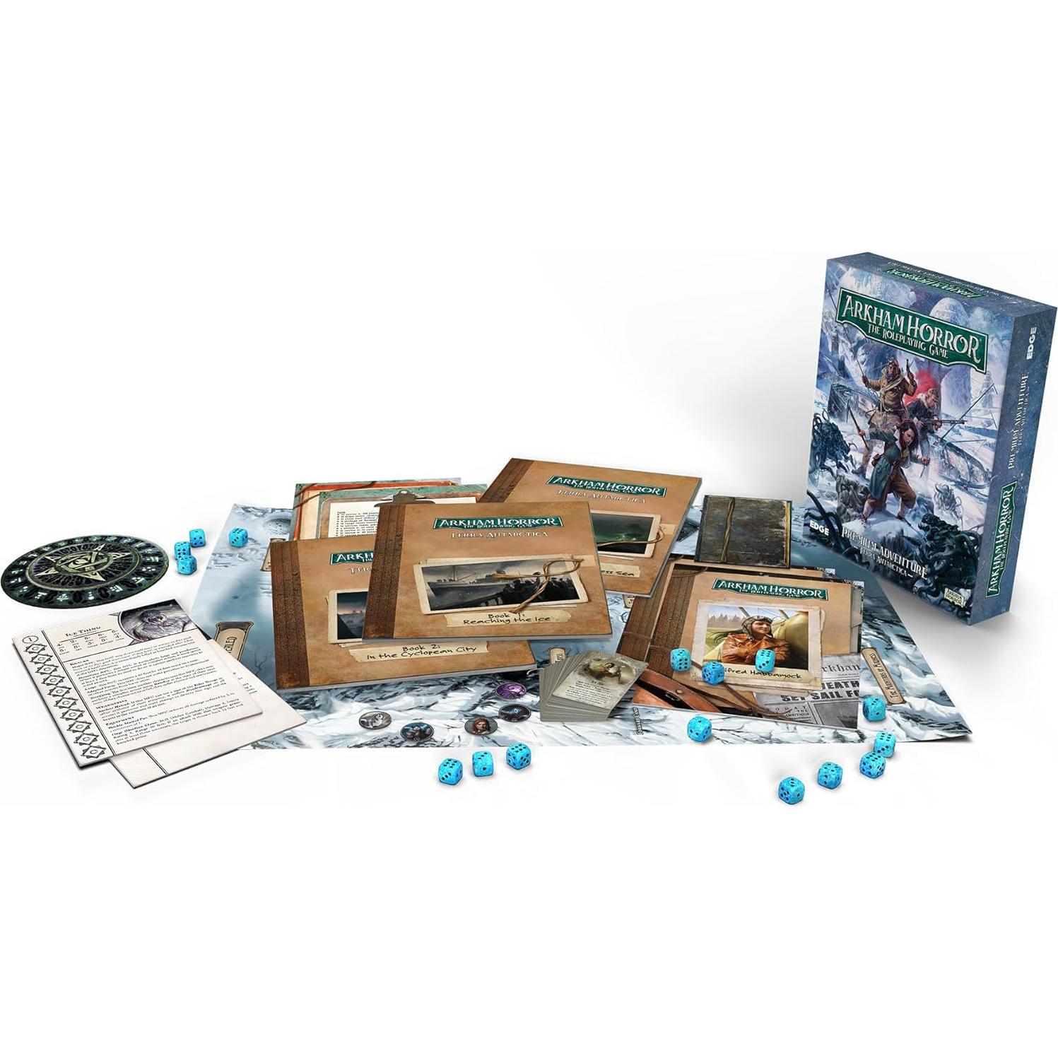 Arkham Horror RPG Terra Antártica - Expansión Asmodee 50+ Horas