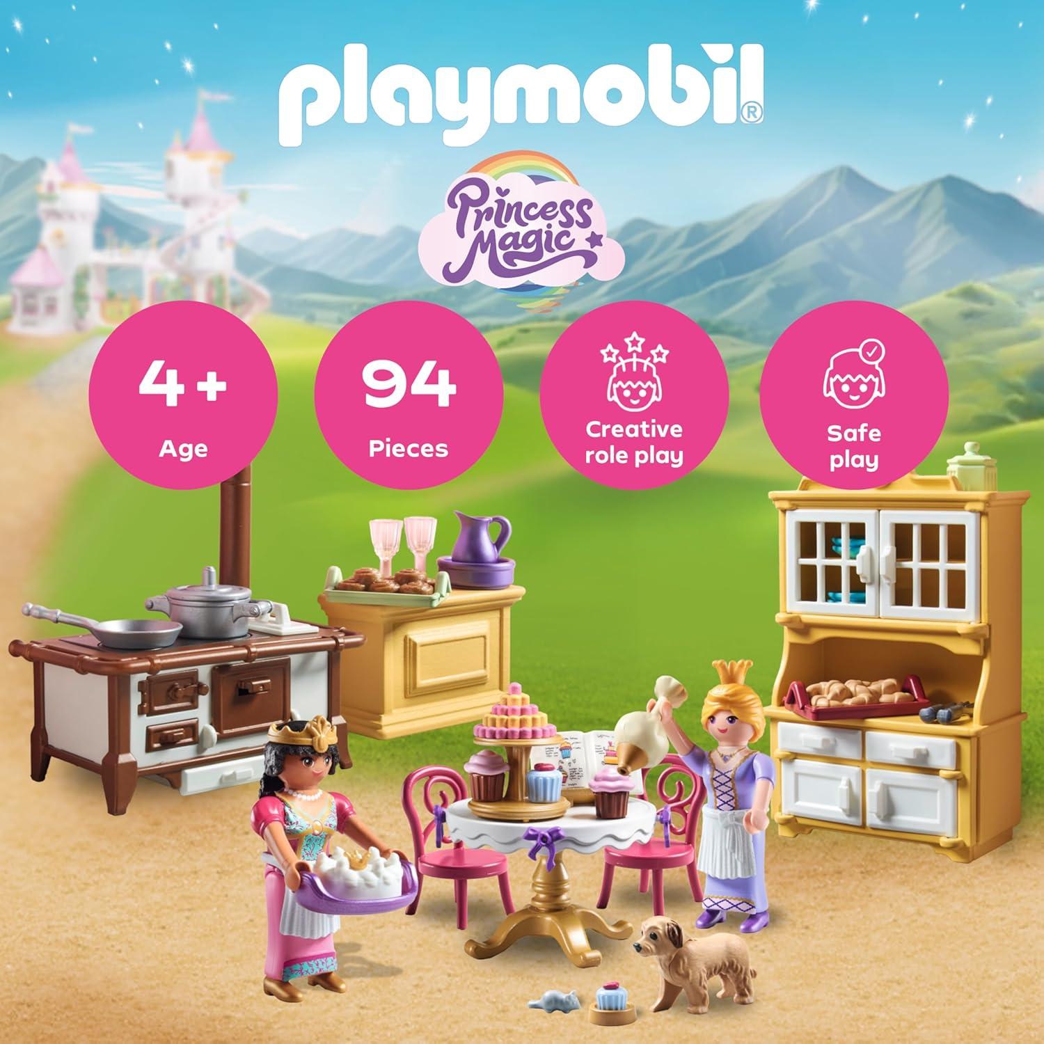 Cocina del Castillo Playmobil 71848 - Set de Horneado para Princesas