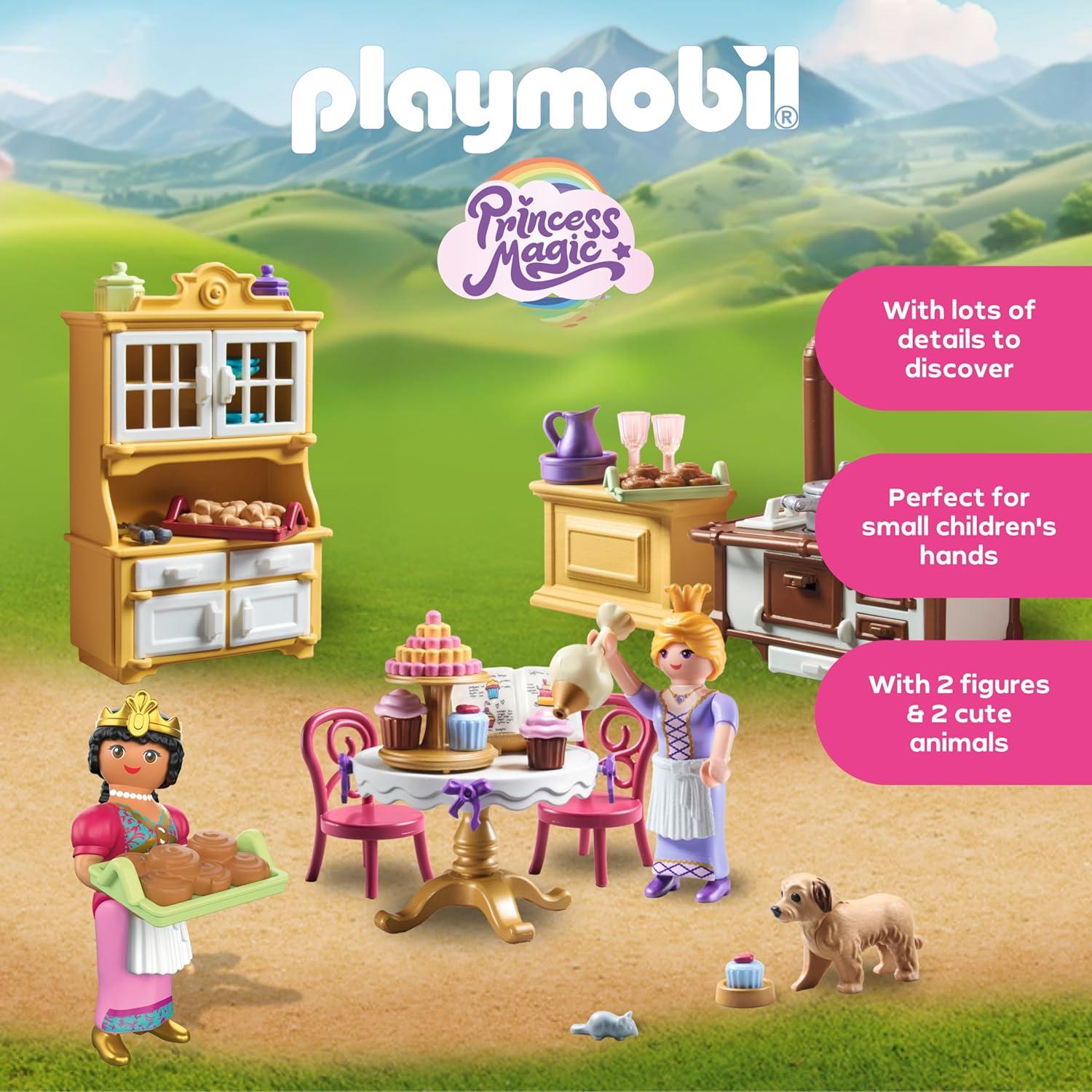 Cocina del Castillo Playmobil 71848 - Set de Horneado para Princesas