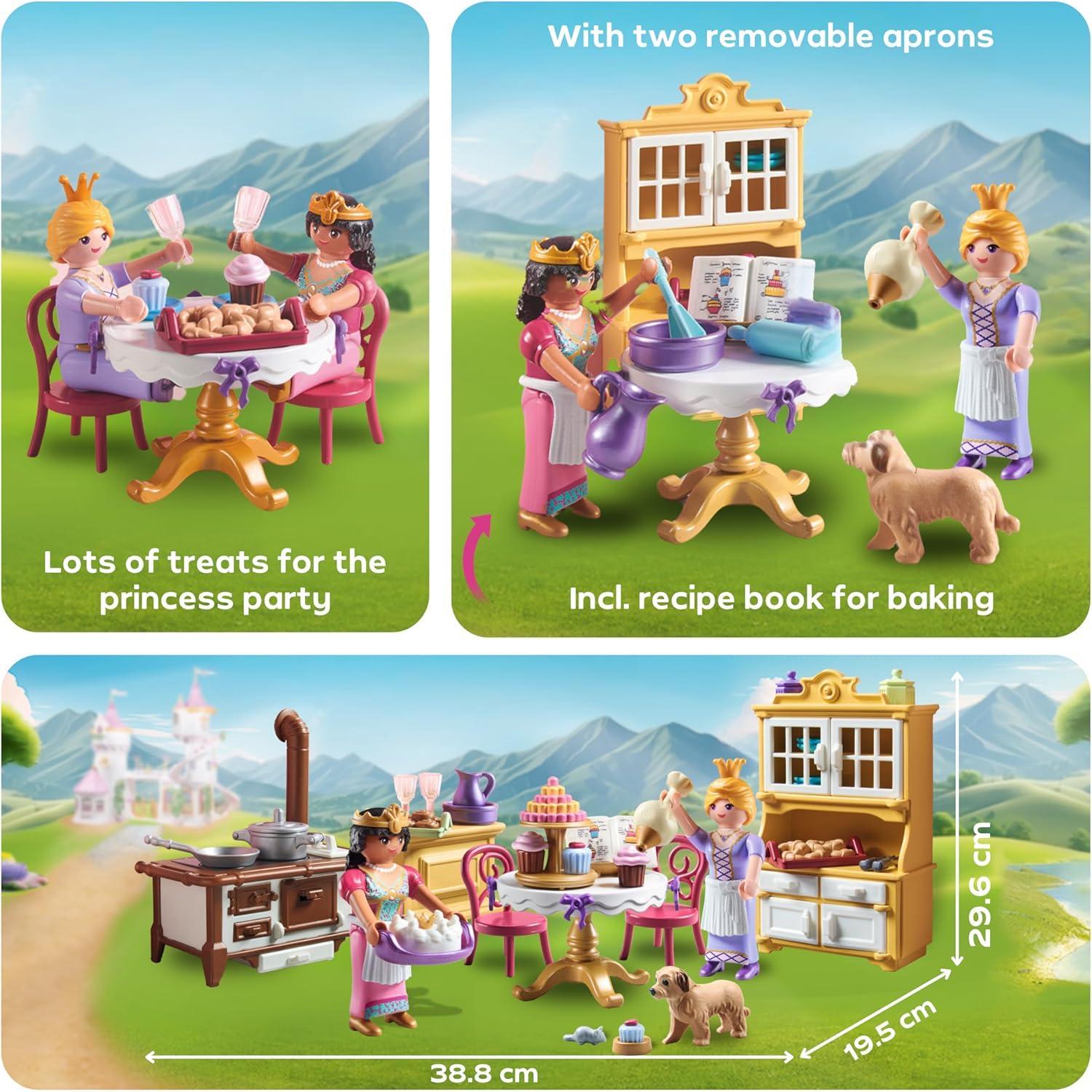 Cocina del Castillo Playmobil 71848 - Set de Horneado para Princesas