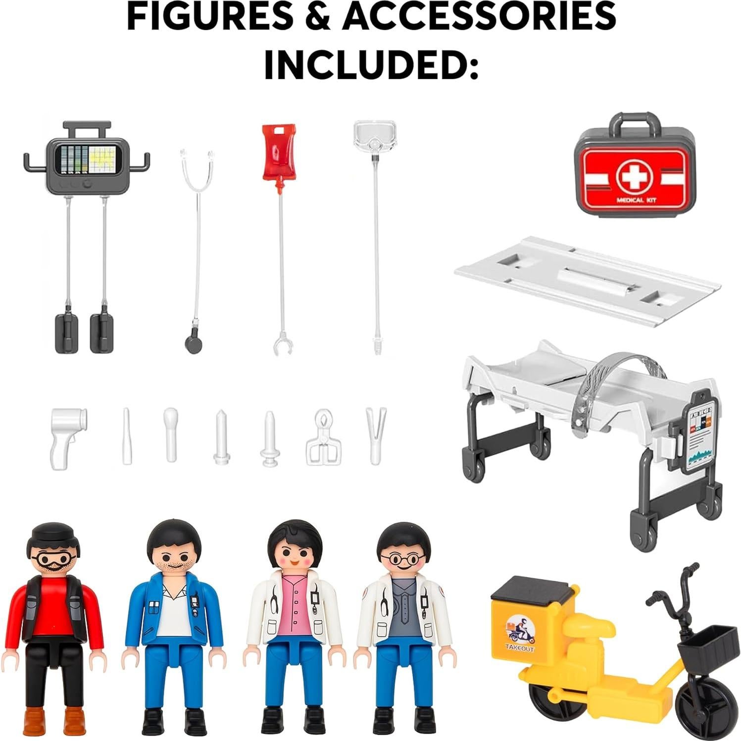 Juguete Ambulancia Push & Go Playkidiz con Luces y Sonidos