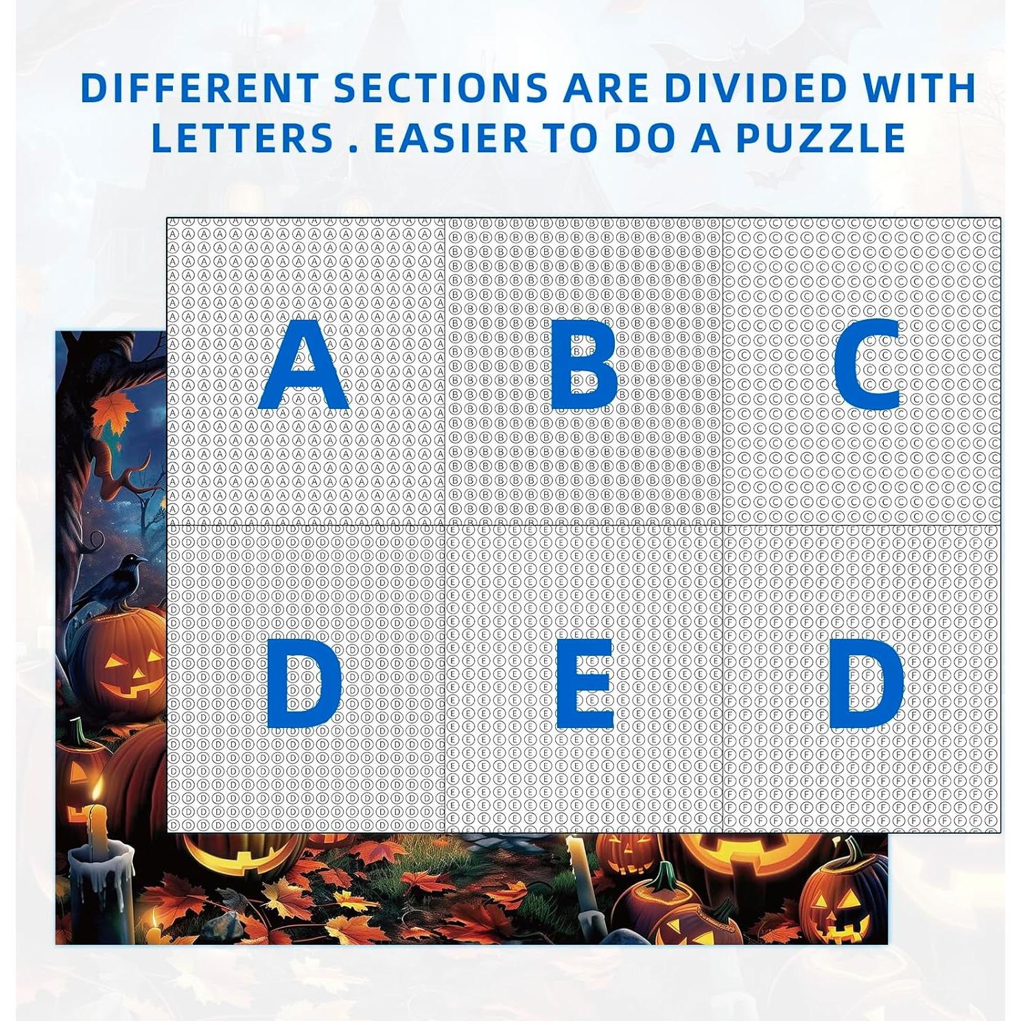 Rompecabezas Nattork 1000 Piezas Casa Embrujada Halloween 70x50cm