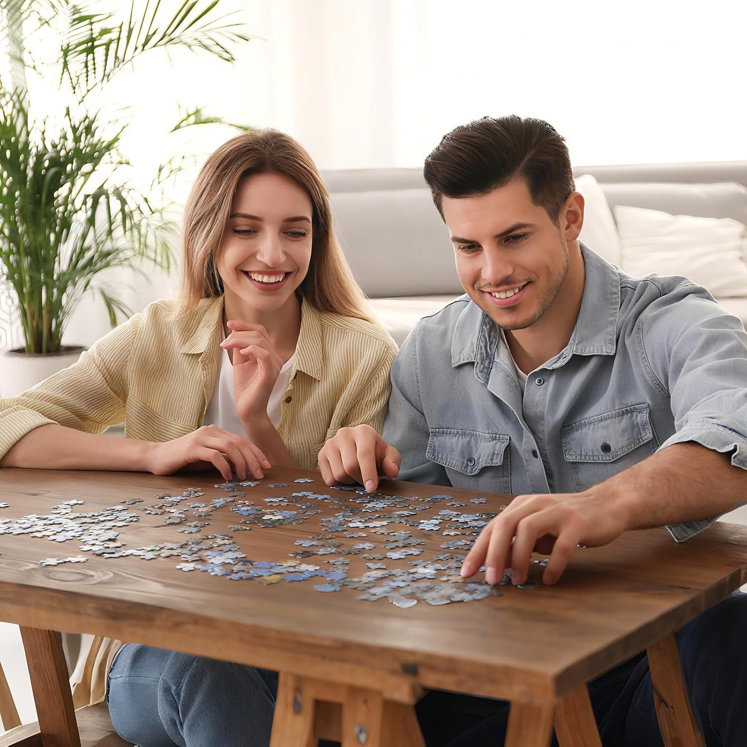 Rompecabezas Nattork 1000 Piezas Casa Embrujada Halloween 70x50cm