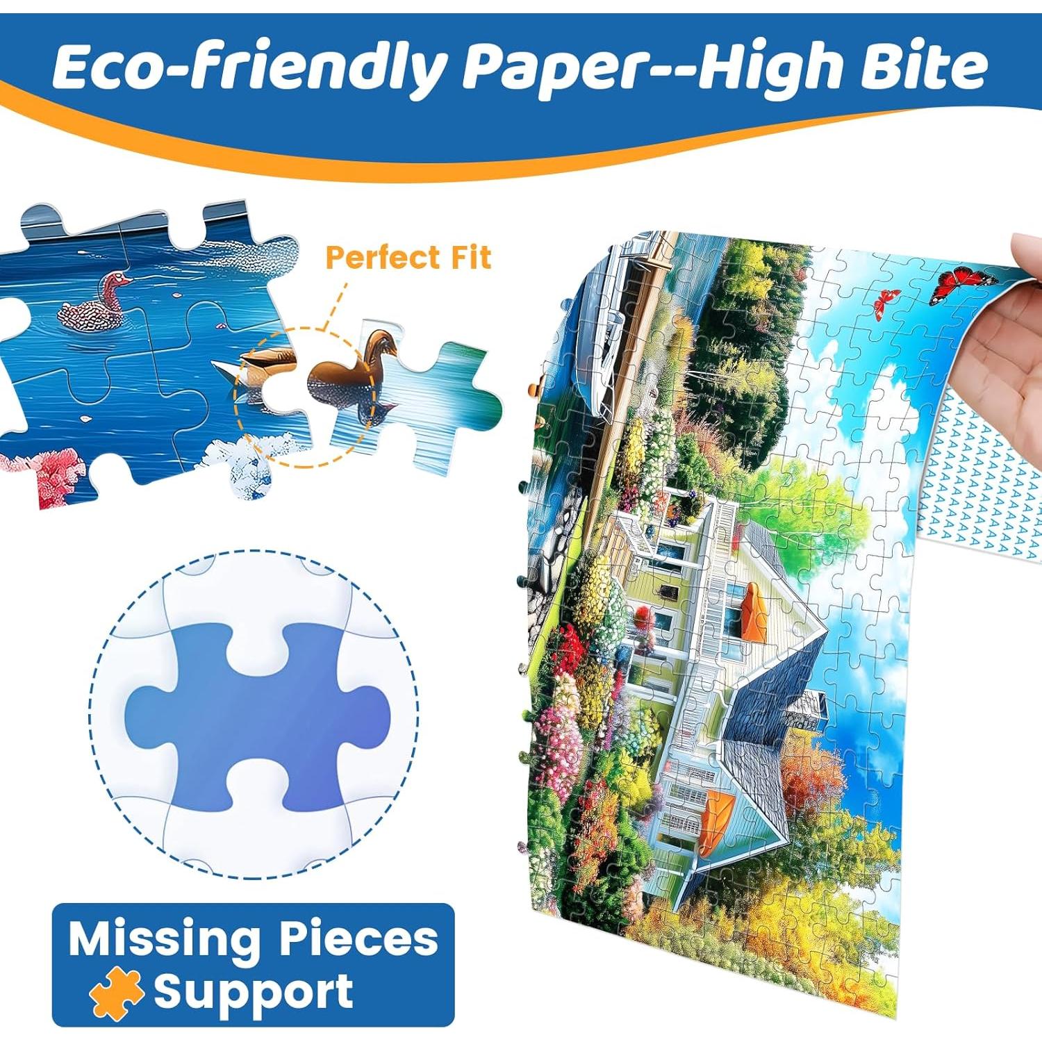 Rompecabezas Casa del Lago 300 Piezas - Calidad Premium