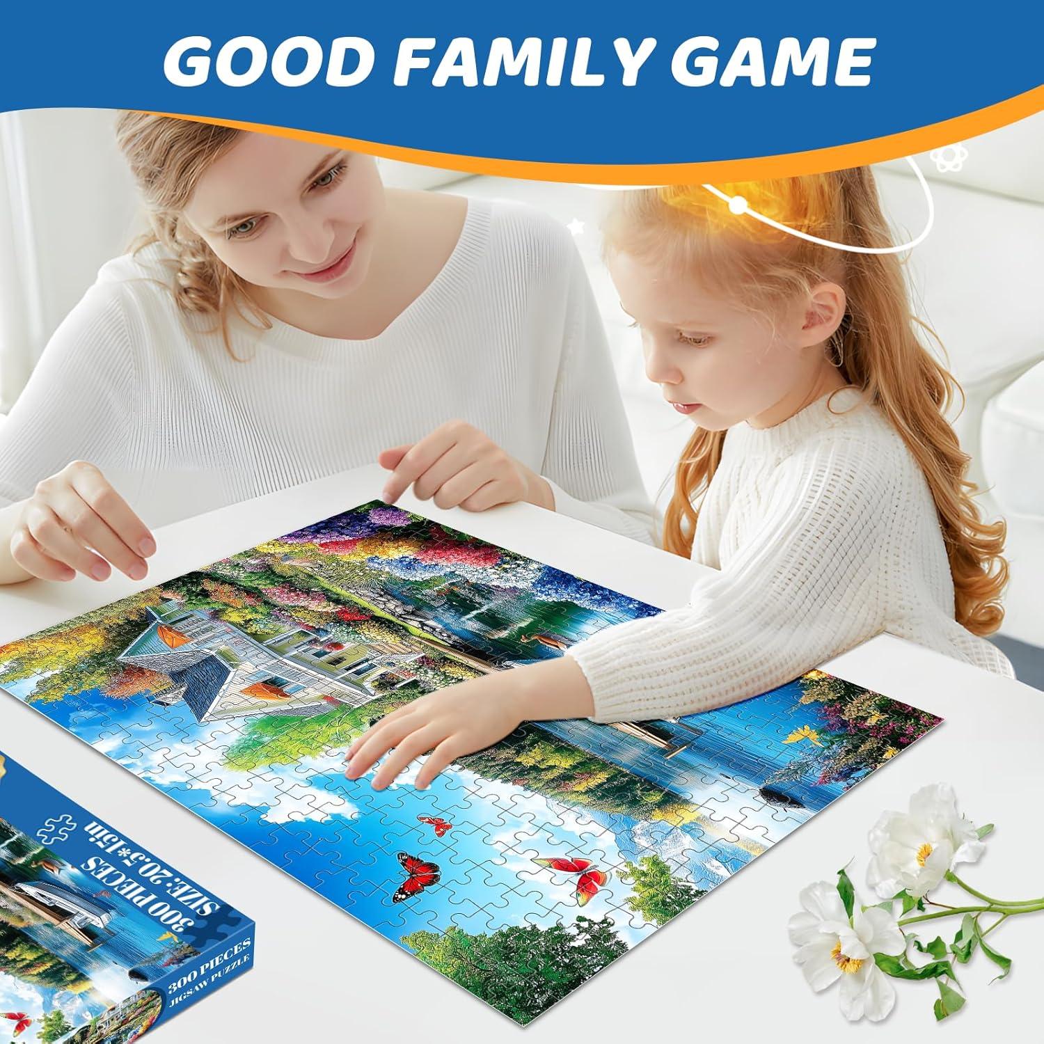 Rompecabezas Casa del Lago 300 Piezas - Calidad Premium