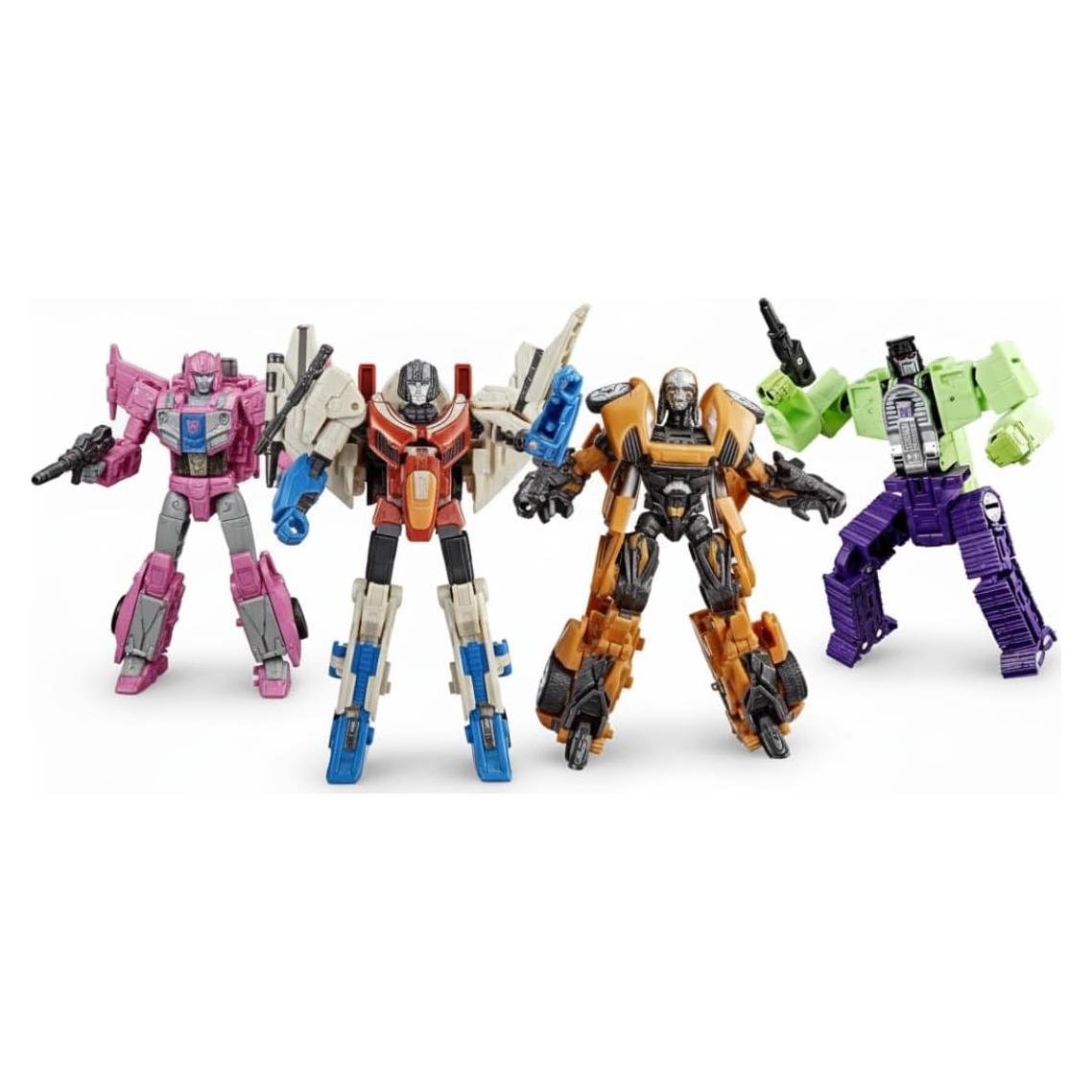 Hasbro Transformers Studio Series Paquete Deluxe 4 Figuras