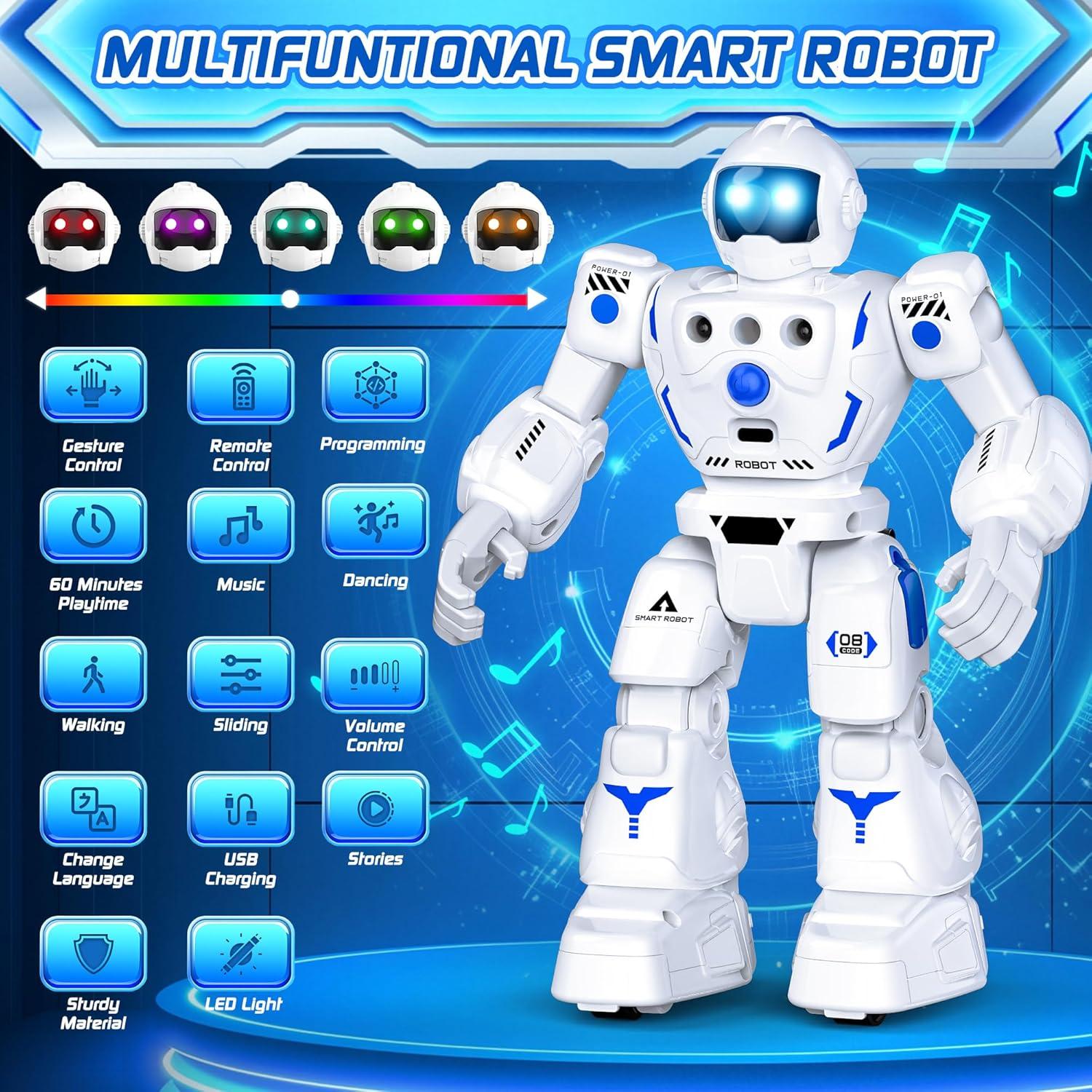 Robot de Control Remoto Programable BAZOLOTA para Niños 3-12 Años