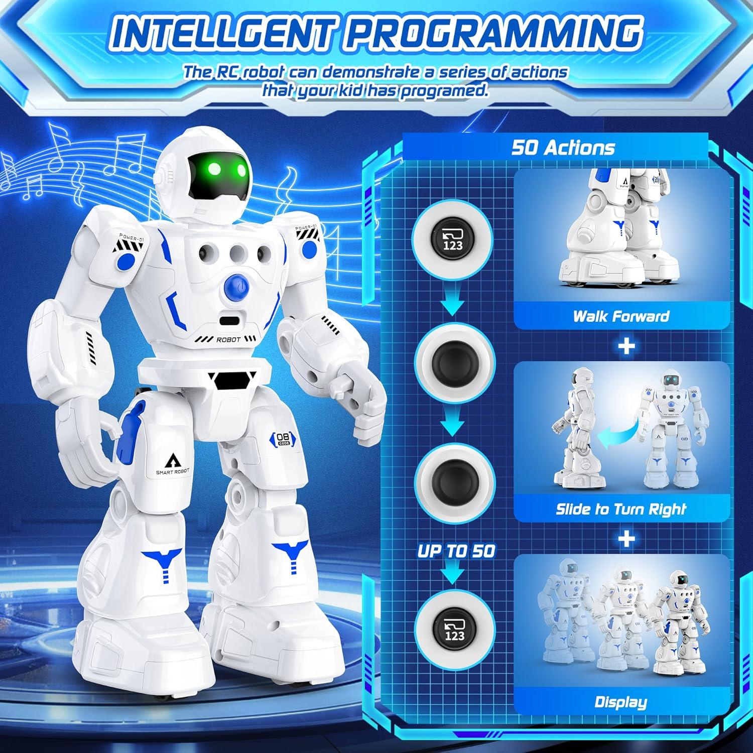 Robot de Control Remoto Programable BAZOLOTA para Niños 3-12 Años