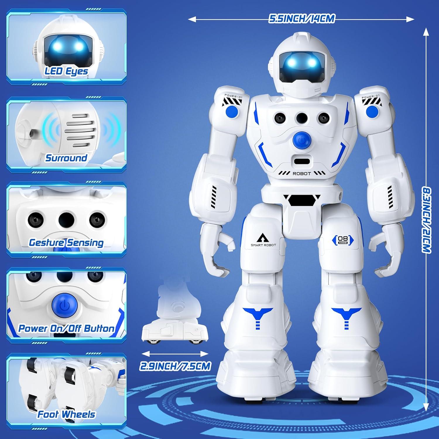 Robot de Control Remoto Programable BAZOLOTA para Niños 3-12 Años