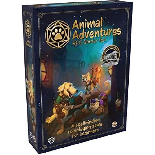 Conjunto de Inicio RPG Aventuras de Animales Steamforged 6 Miniaturas