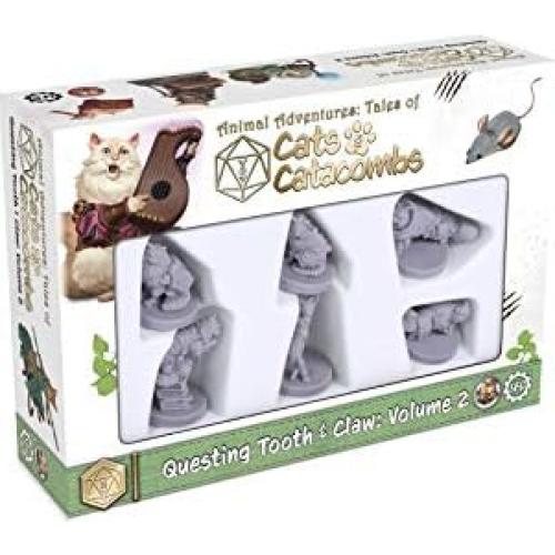 Conjunto de Inicio RPG Aventuras de Animales Steamforged 6 Miniaturas