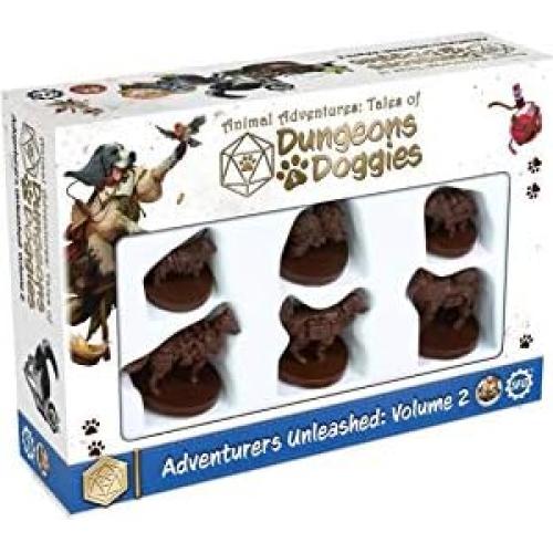 Conjunto de Inicio RPG Aventuras de Animales Steamforged 6 Miniaturas