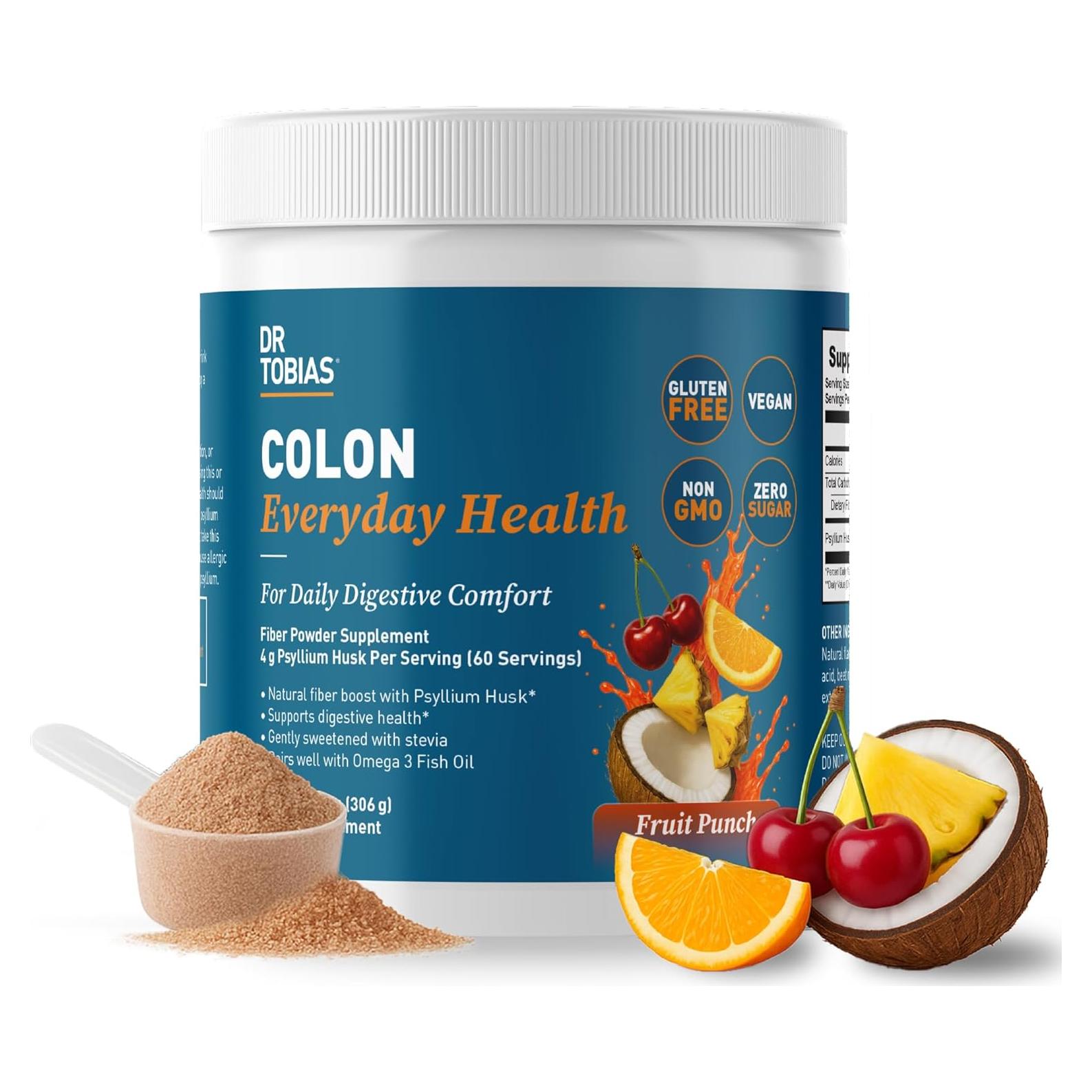 Dr. Tobias Salud Digestiva - Bebida en Polvo de Psyllium 356g