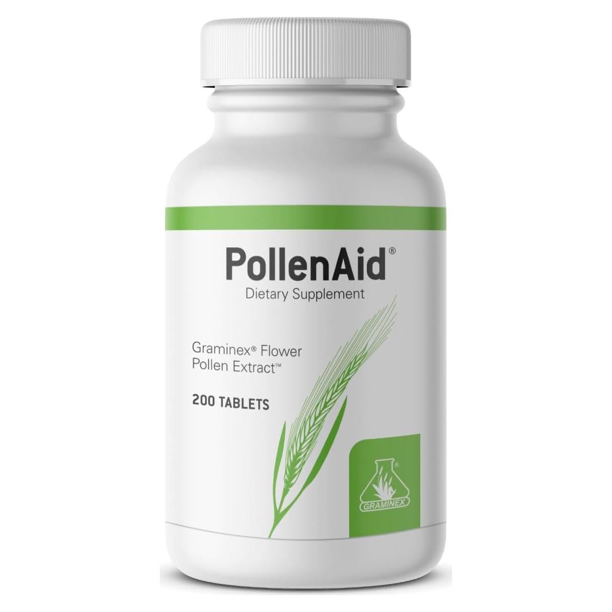 Suplemento PollenAid Graminex 200 Tabletas Salud Próstata