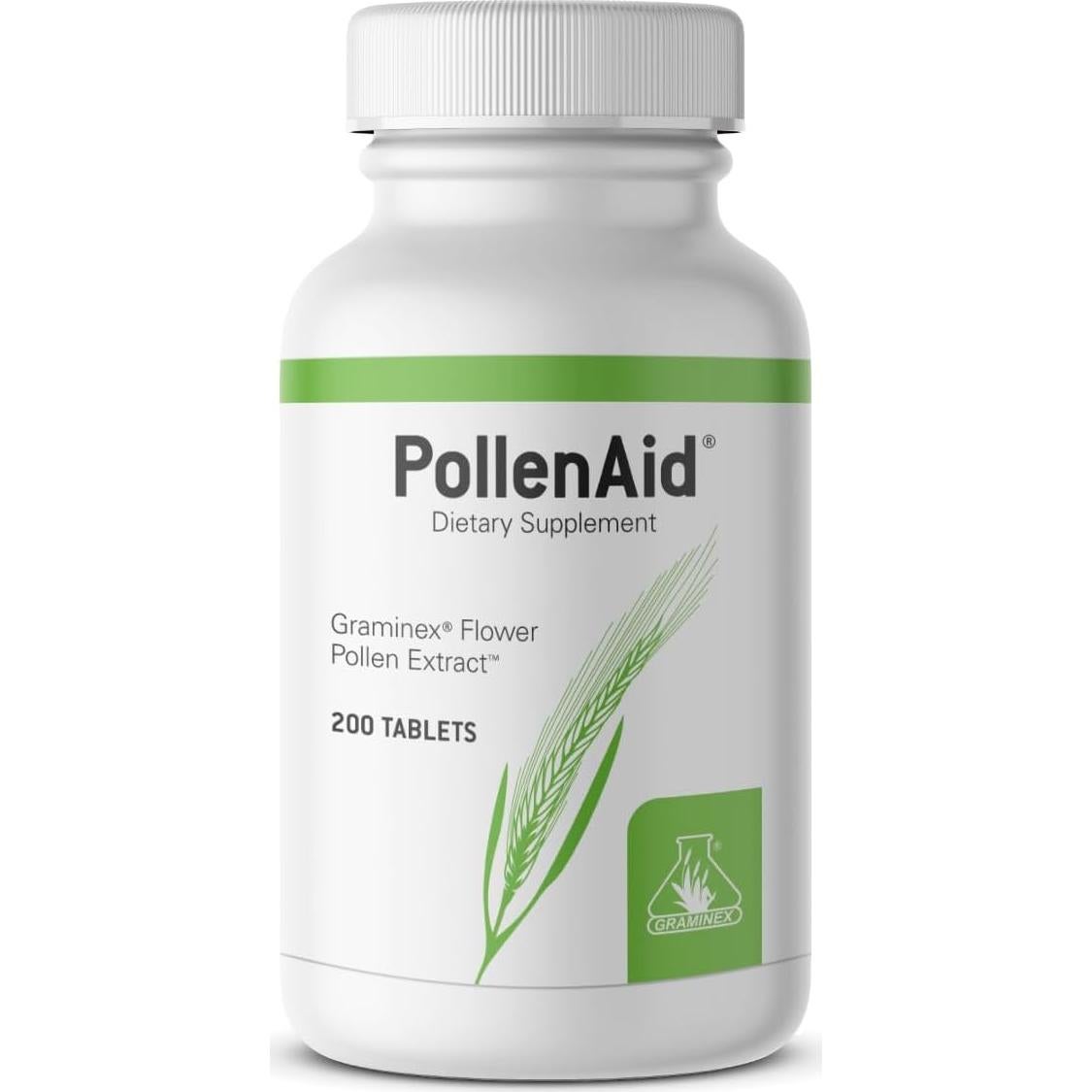 Suplemento PollenAid Graminex 200 Tabletas Salud Próstata