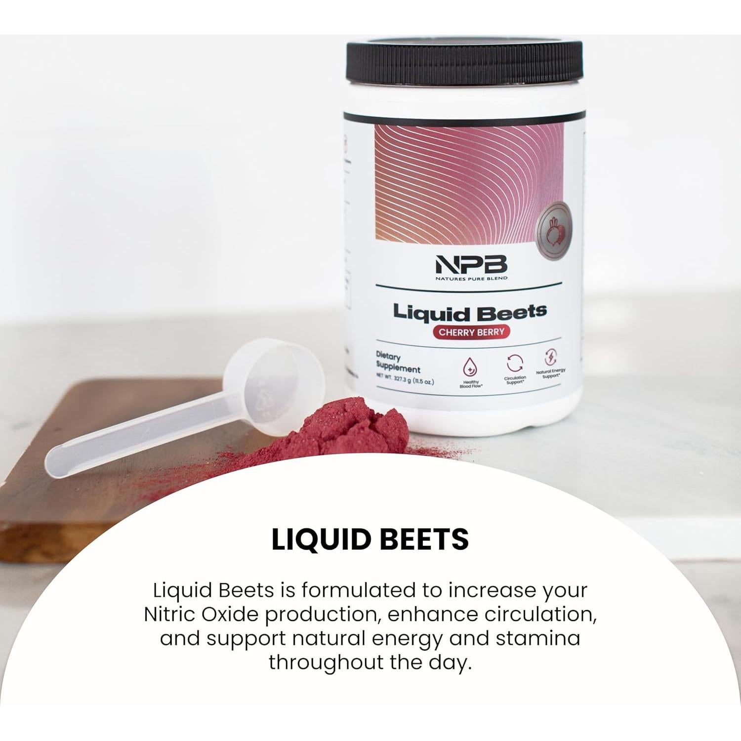 Polvo de Remolacha Orgánica Mezcla Pura 408g - Energía y Circulación