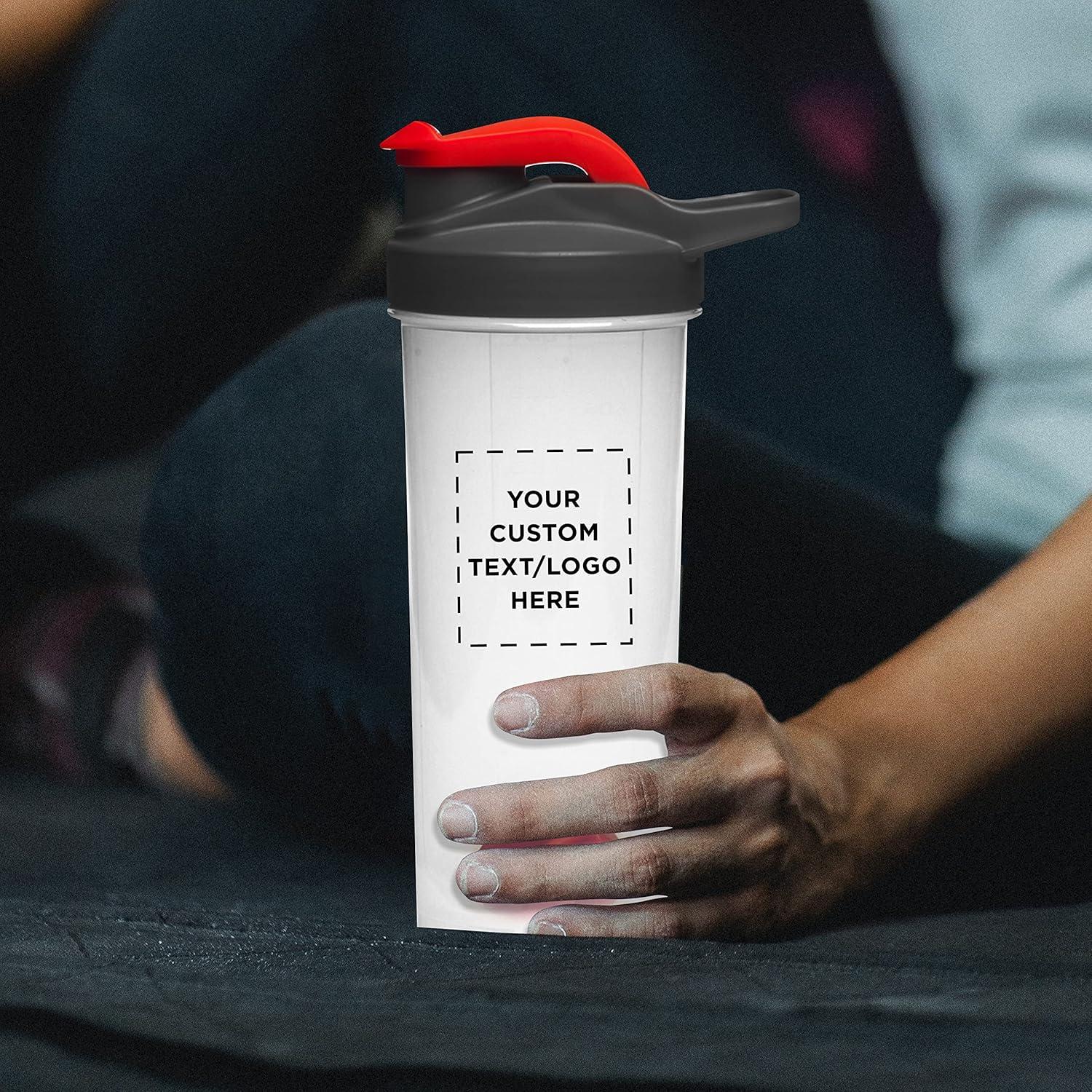 Botellas de Plástico Personalizadas Discount Promos 24 oz - 12 Unidades