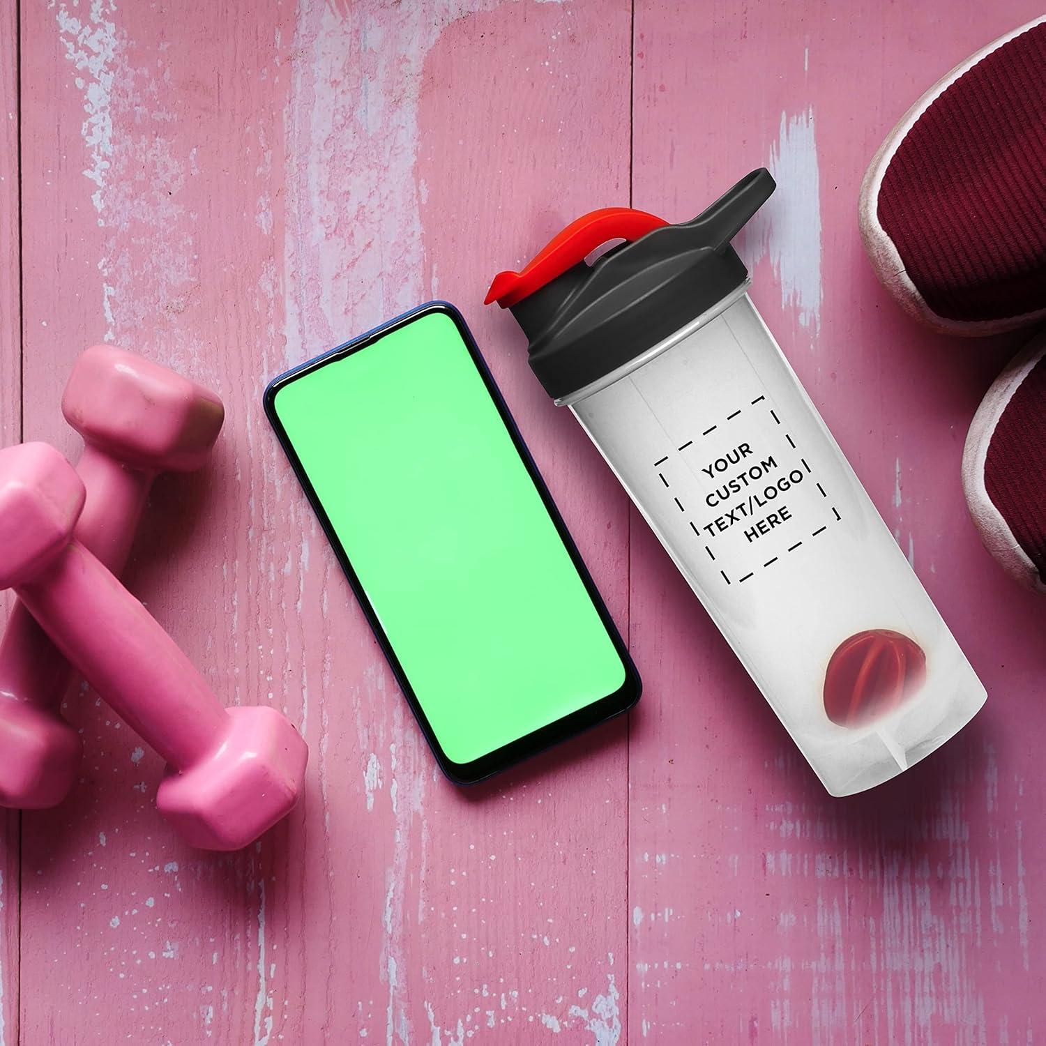 Botellas de Plástico Personalizadas Discount Promos 24 oz - 12 Unidades