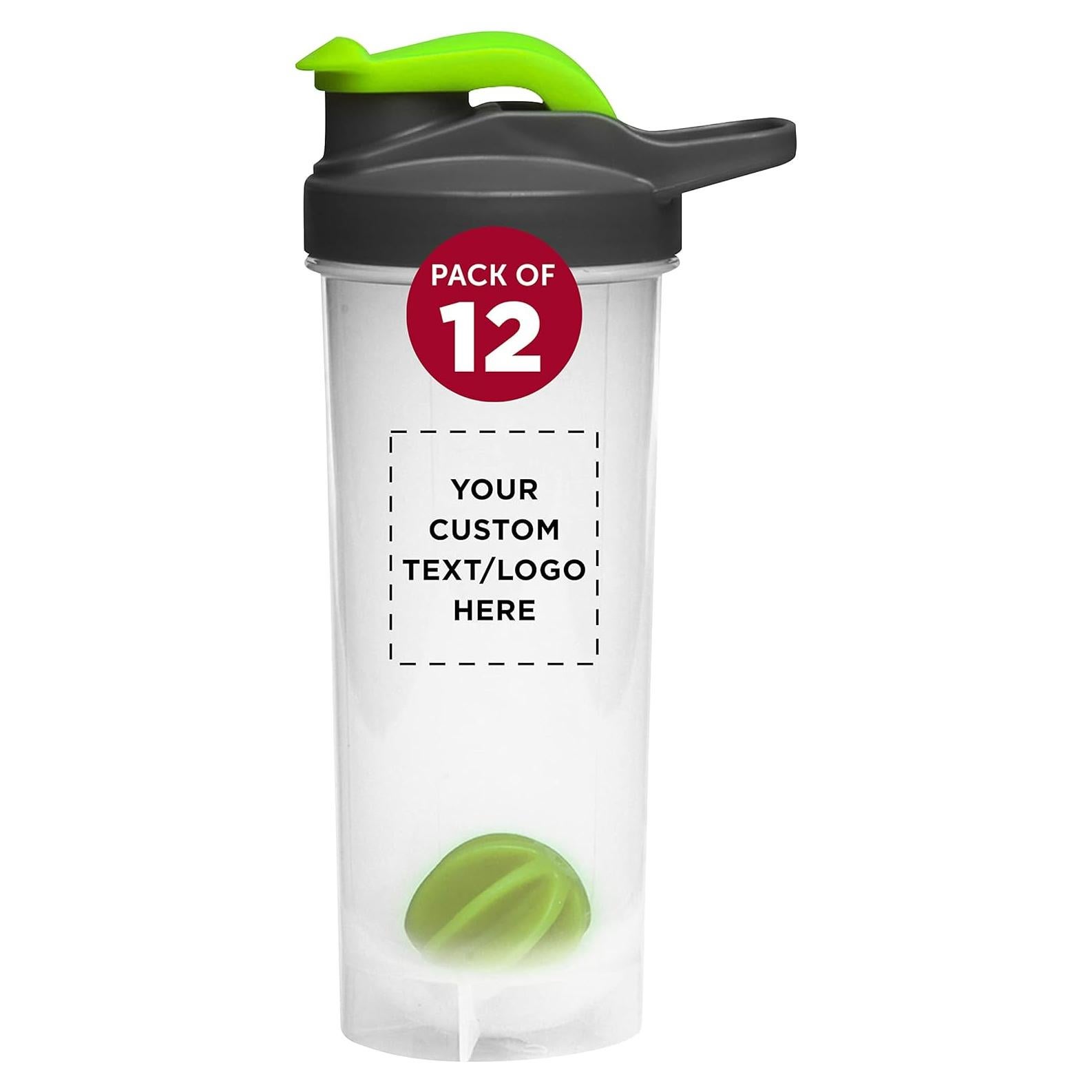 Botellas de Mezcla de Plástico Discount Promos 24 oz - Paquete 12