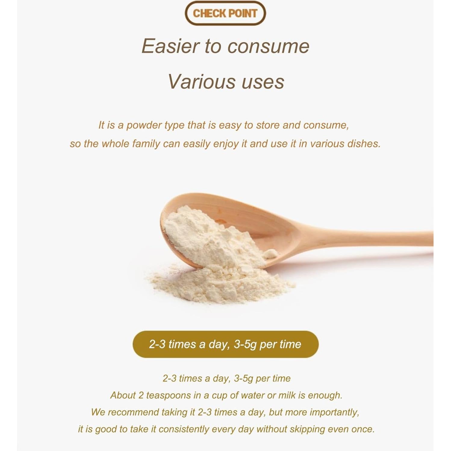 Polvo de Lagrimas de Job Tostadas 300g - Sabor a Nueces