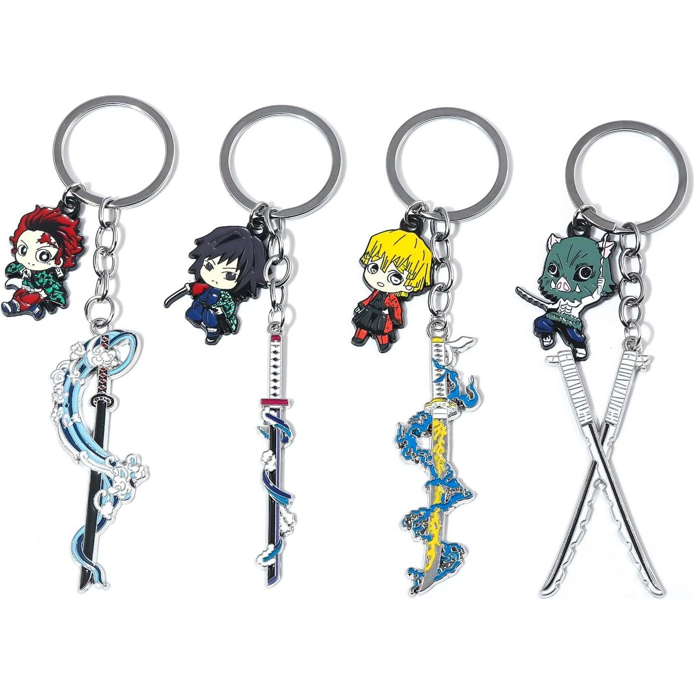 Llave de Anime Demon Slayer Inosuke - Joyería de Esmalte