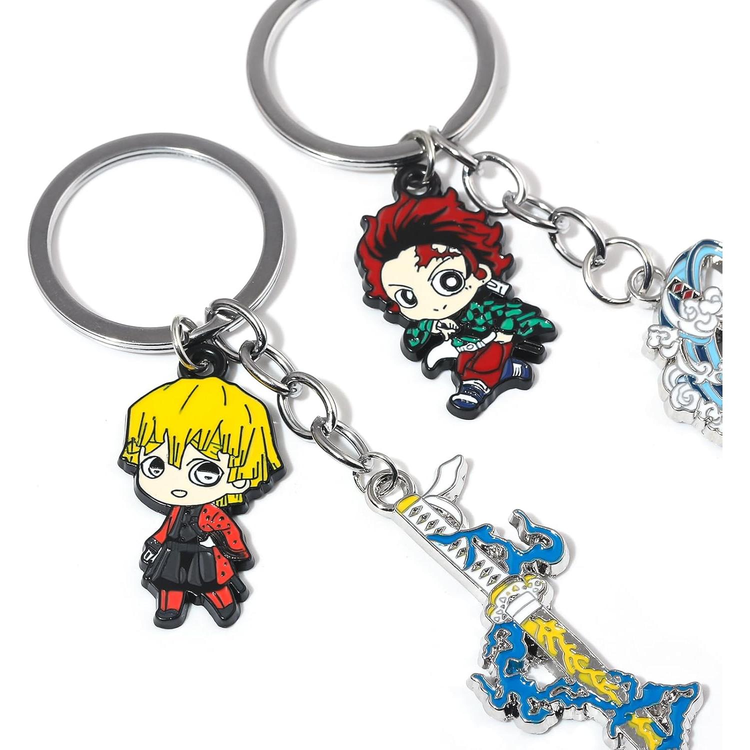 Llave de Anime Demon Slayer Inosuke - Joyería de Esmalte