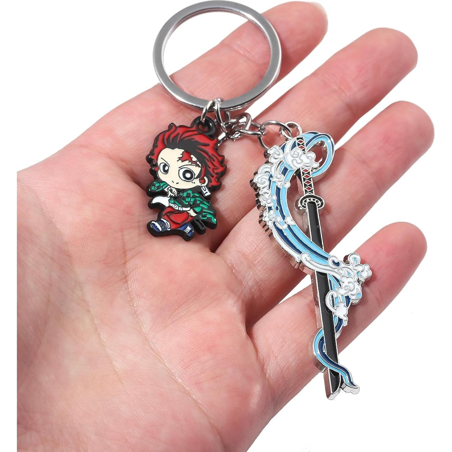 Llave de Anime Demon Slayer Inosuke - Joyería de Esmalte