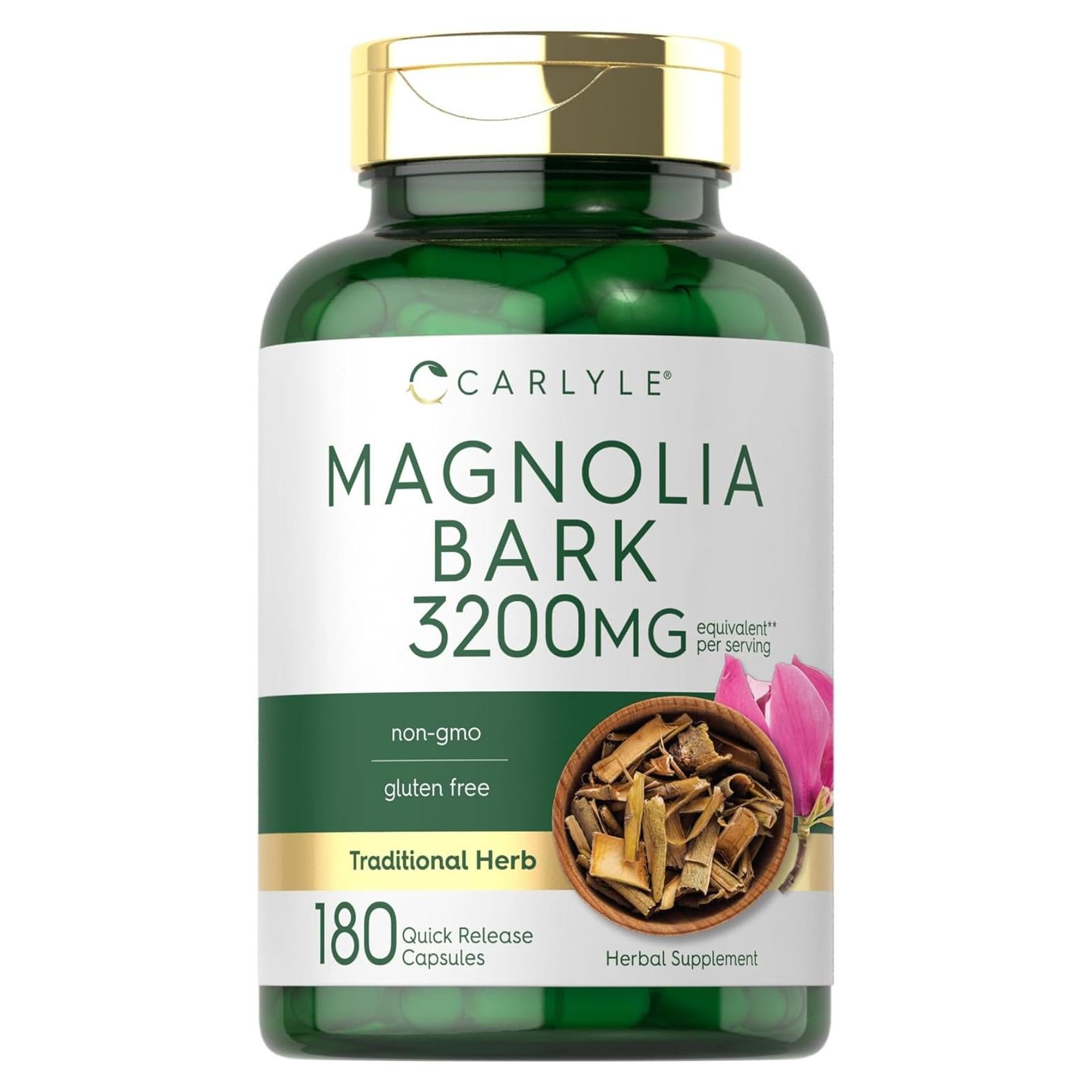 Corteza de Magnolia Carlyle 3200 mg | 180 Cápsulas Suplemento