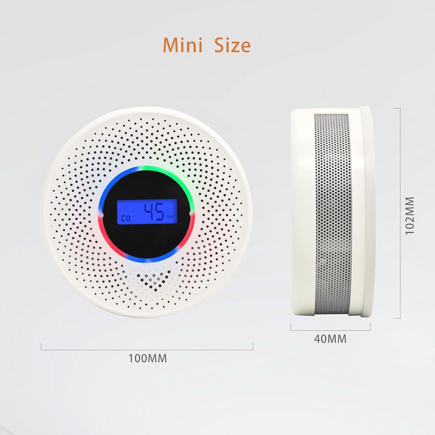 Detector de Humo y Monóxido Kesymo Interconectado 1 Pack