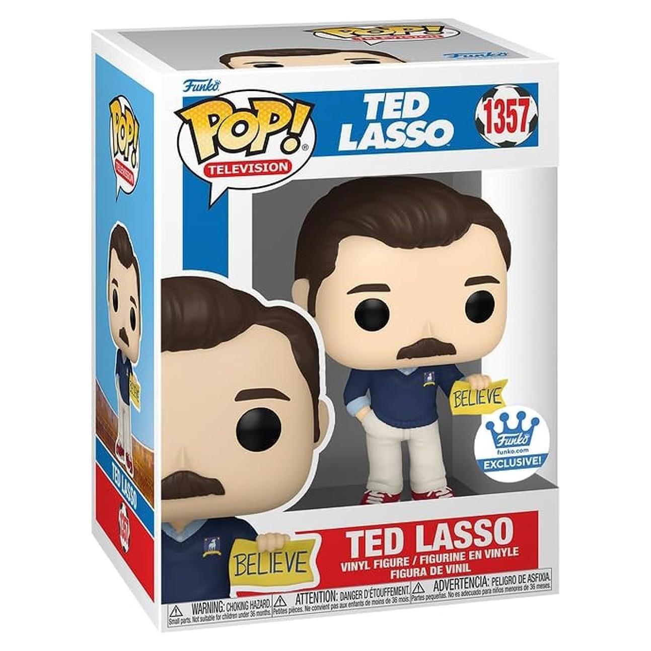 Funko Pop! Ted Lasso con Cartel "CREER" 10.16 cm