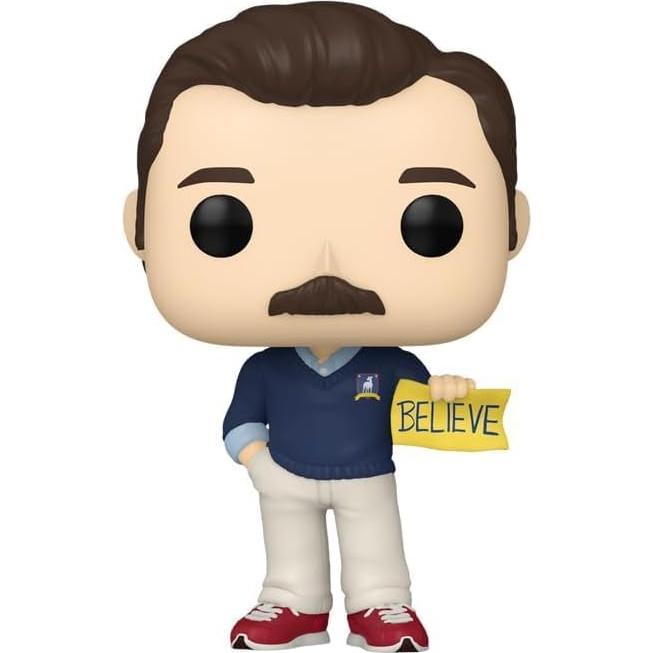 Funko Pop! Ted Lasso con Cartel "CREER" 10.16 cm