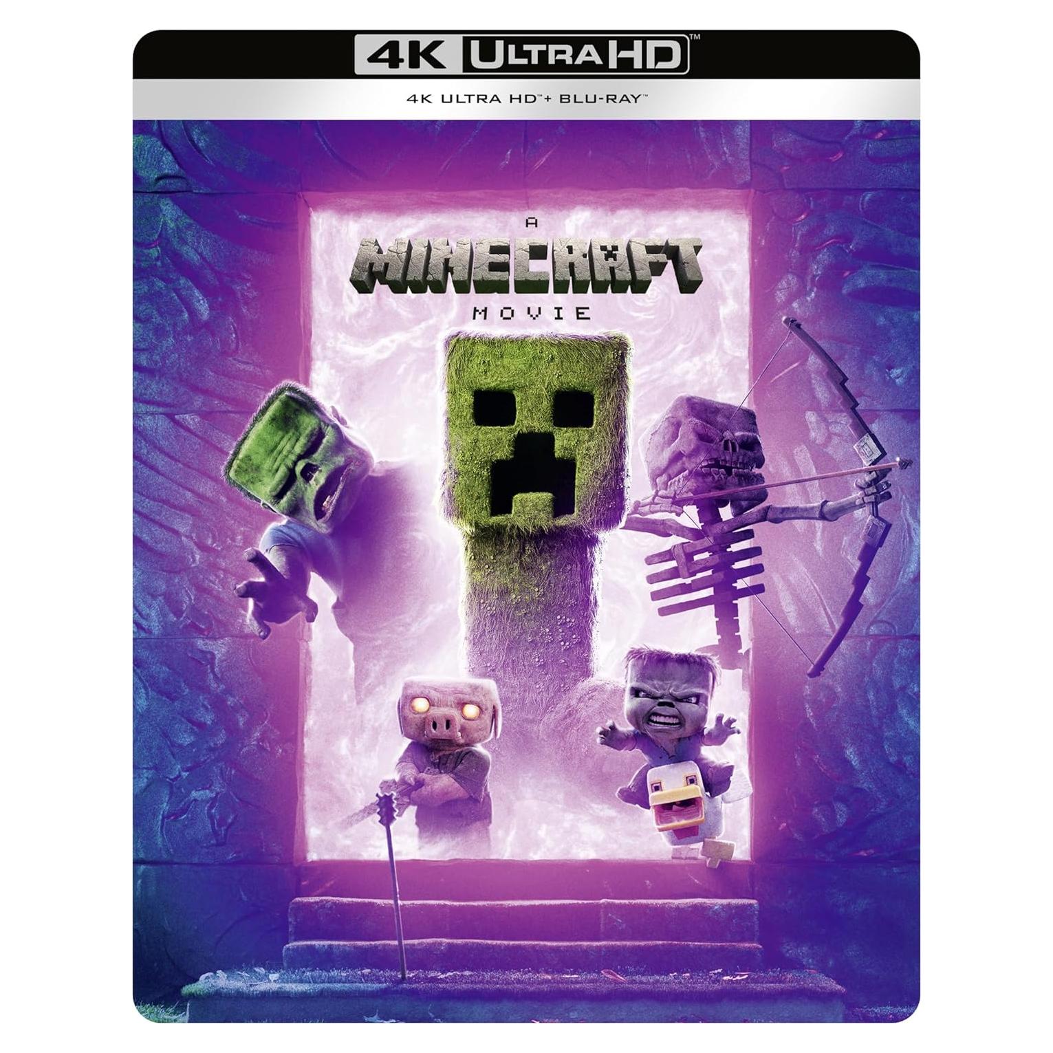 Minecraft Portal Steelbook 4K Ultra HD - Warner Bros - 2025