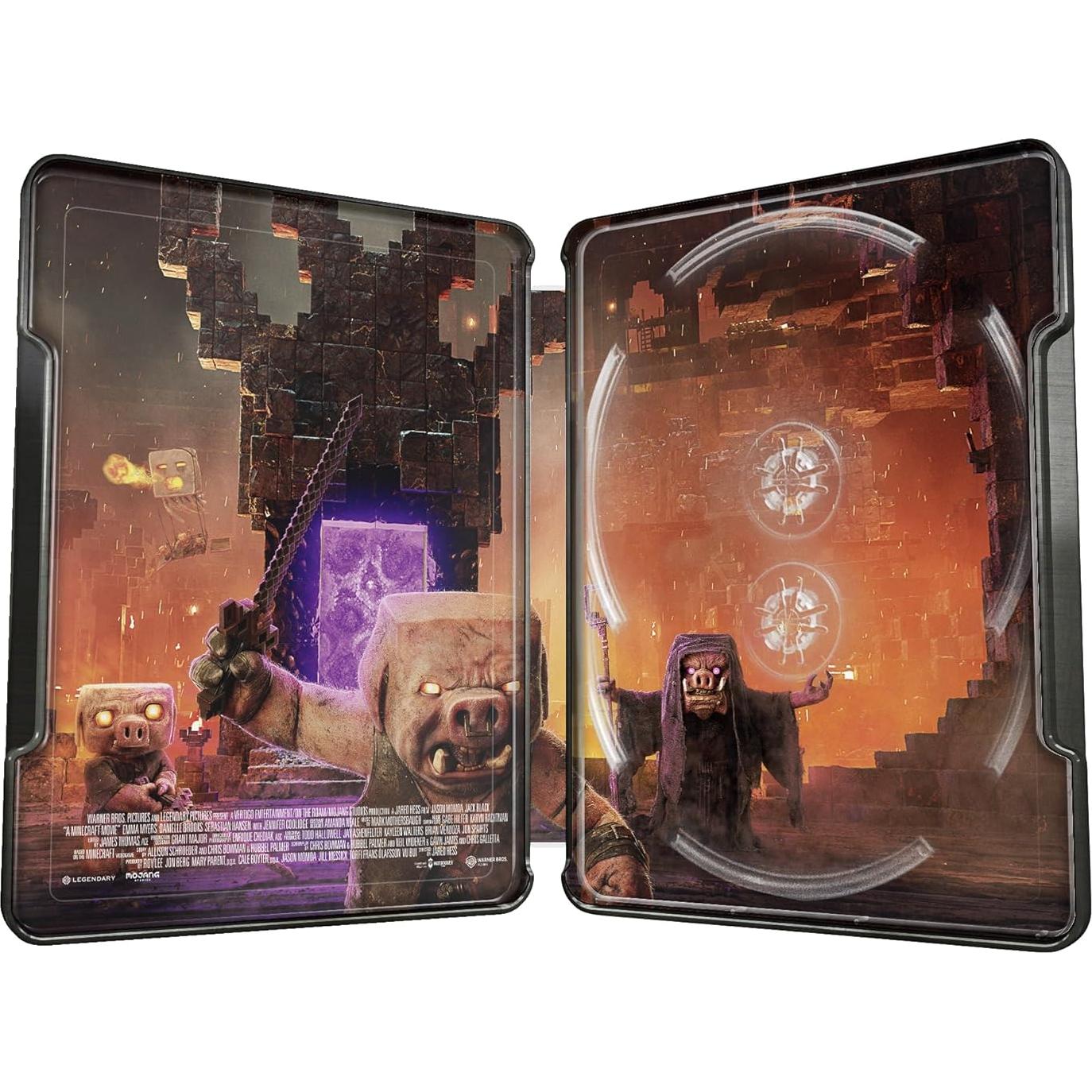 Minecraft Portal Steelbook 4K Ultra HD - Warner Bros - 2025